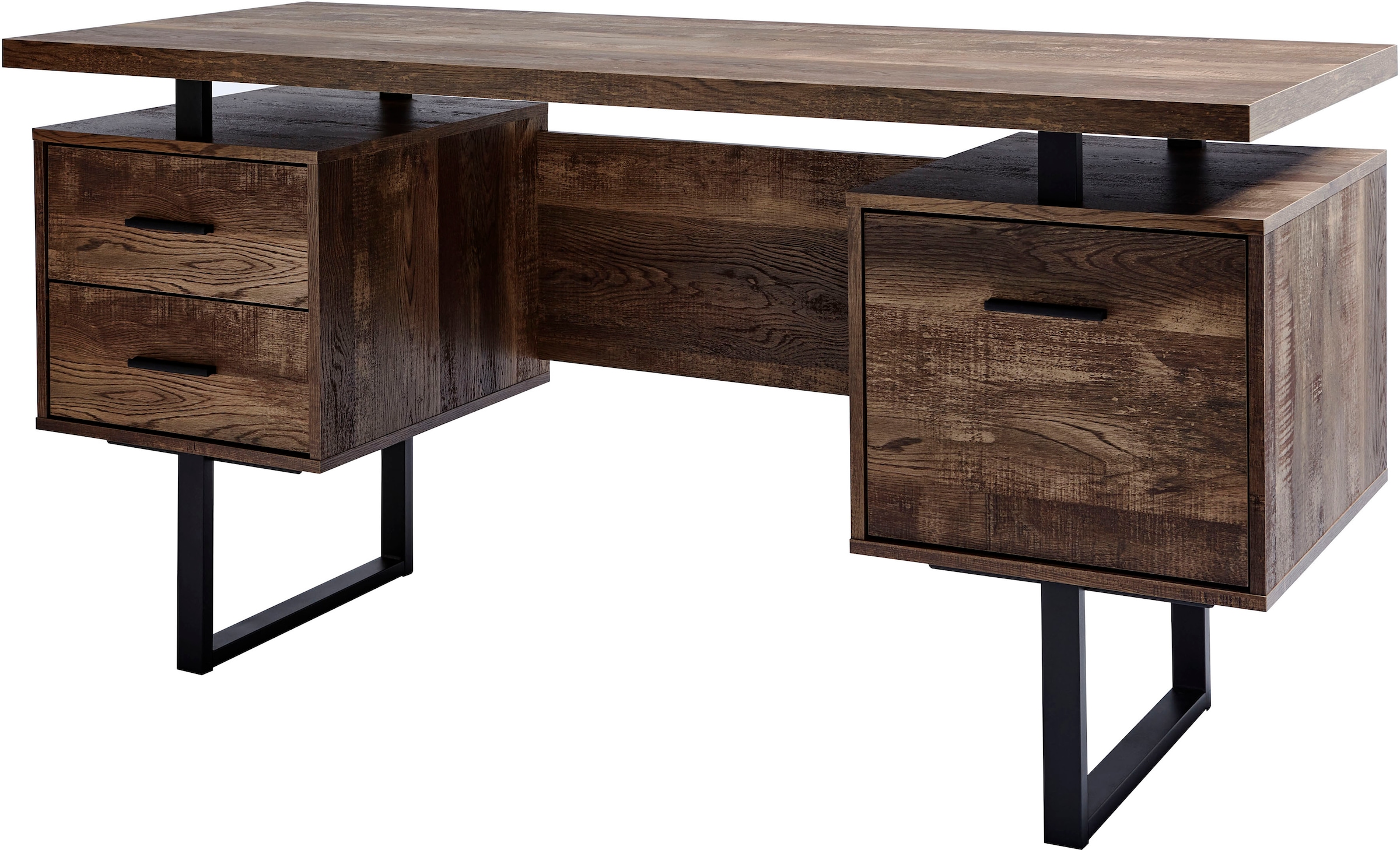 Jahnke Schreibtisch mit großer Schreibtisch viel Stauraum und auf bestellen Arbeitsfläche »CLB«, Raten