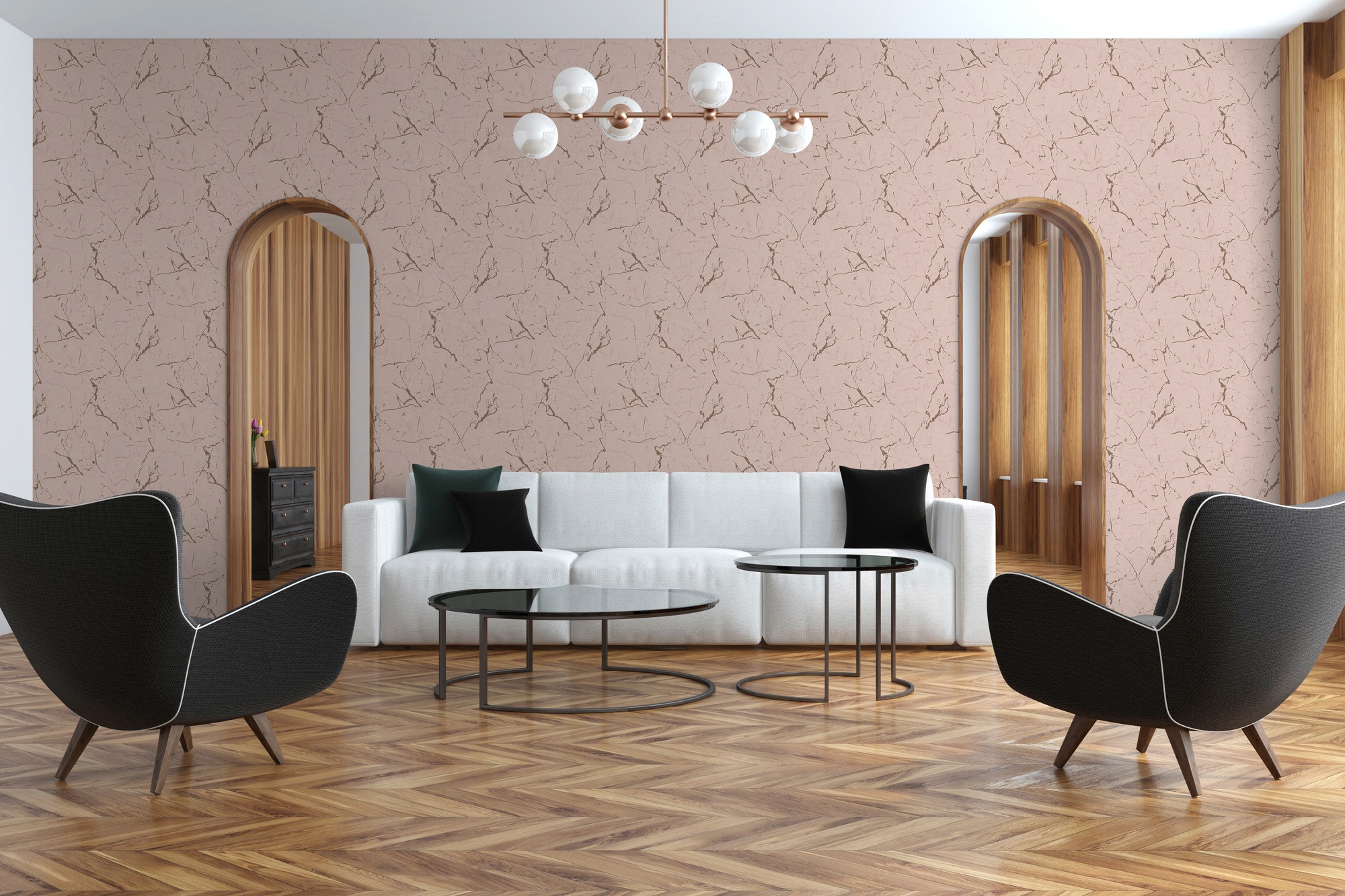 living walls Vliestapete »Metropolitan Stories, Alena St. Petersburg«, Motiv-abstrakt-naturalistisch, Tapete Marmor Tapeten Wohnzimmer Schlafzimmer Küche modern Design Büro