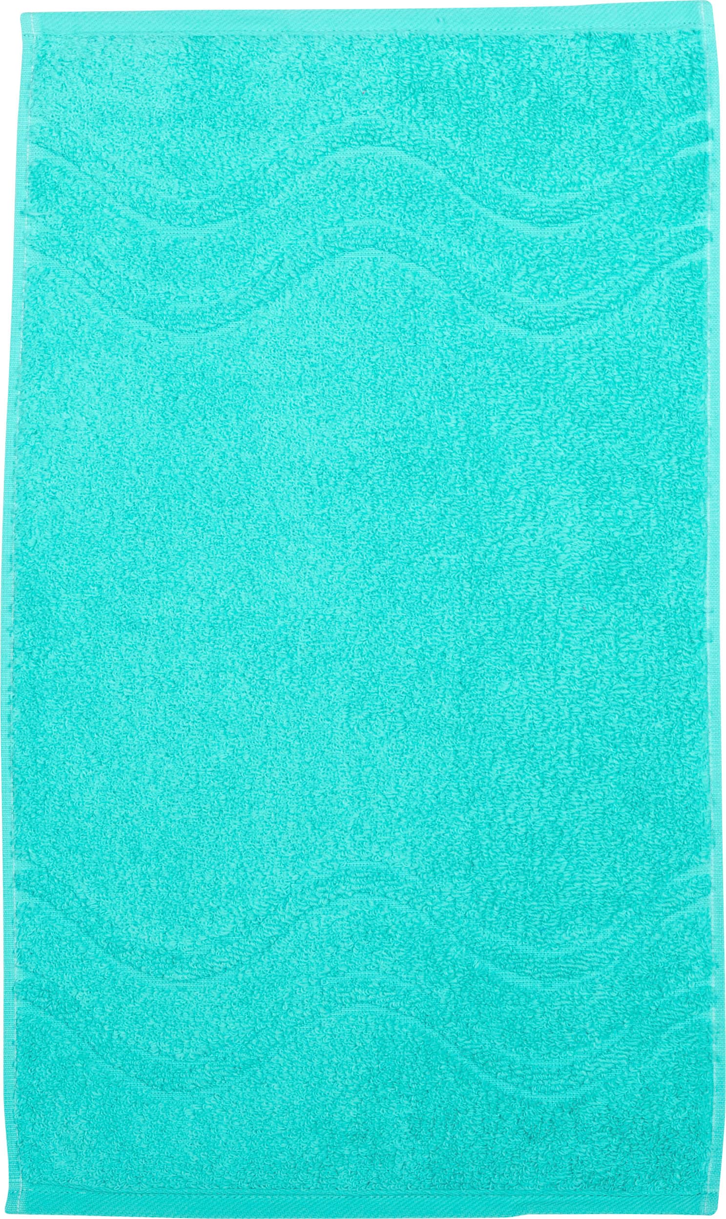 ROSS Gästehandtuch »Cashmere feeling«, (Packung, 6 St.), 100% Baumwolle, mit Wellen-Bordüre, große Farbauswahl