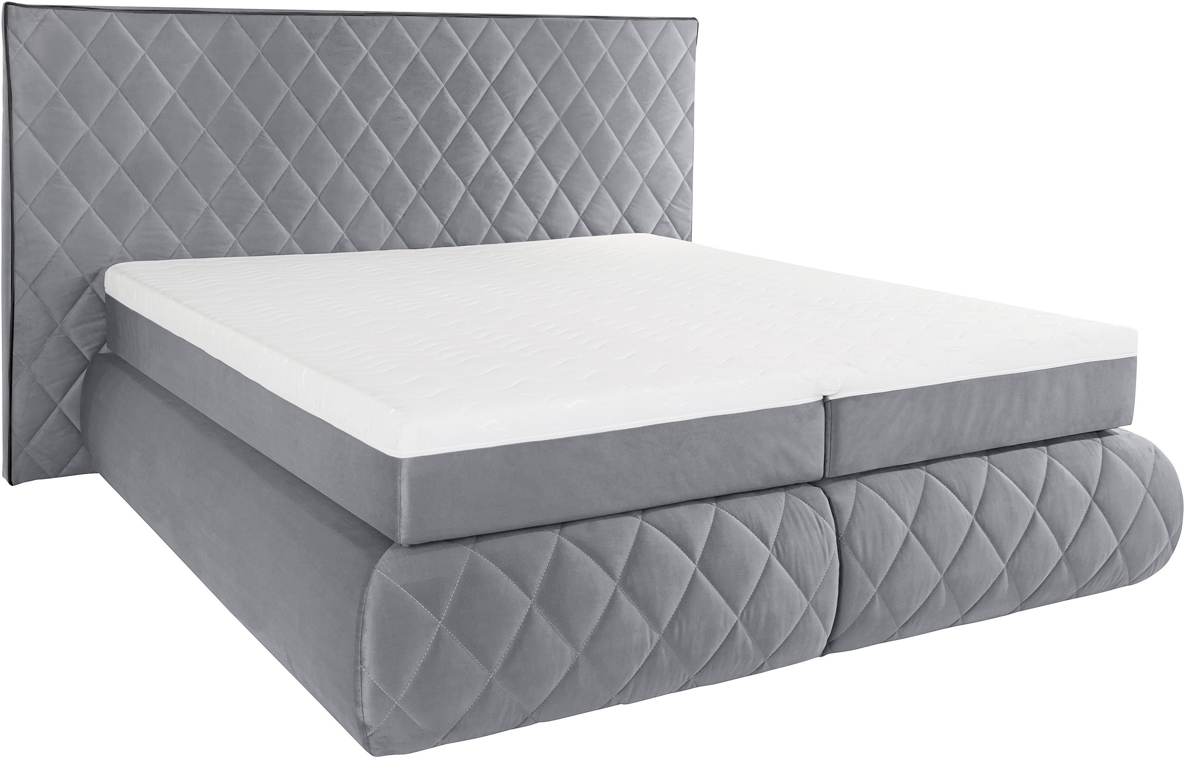 Places of Style Boxspringbett Alaric, wahlweise mit und ohne LED-Beleuchtun günstig online kaufen