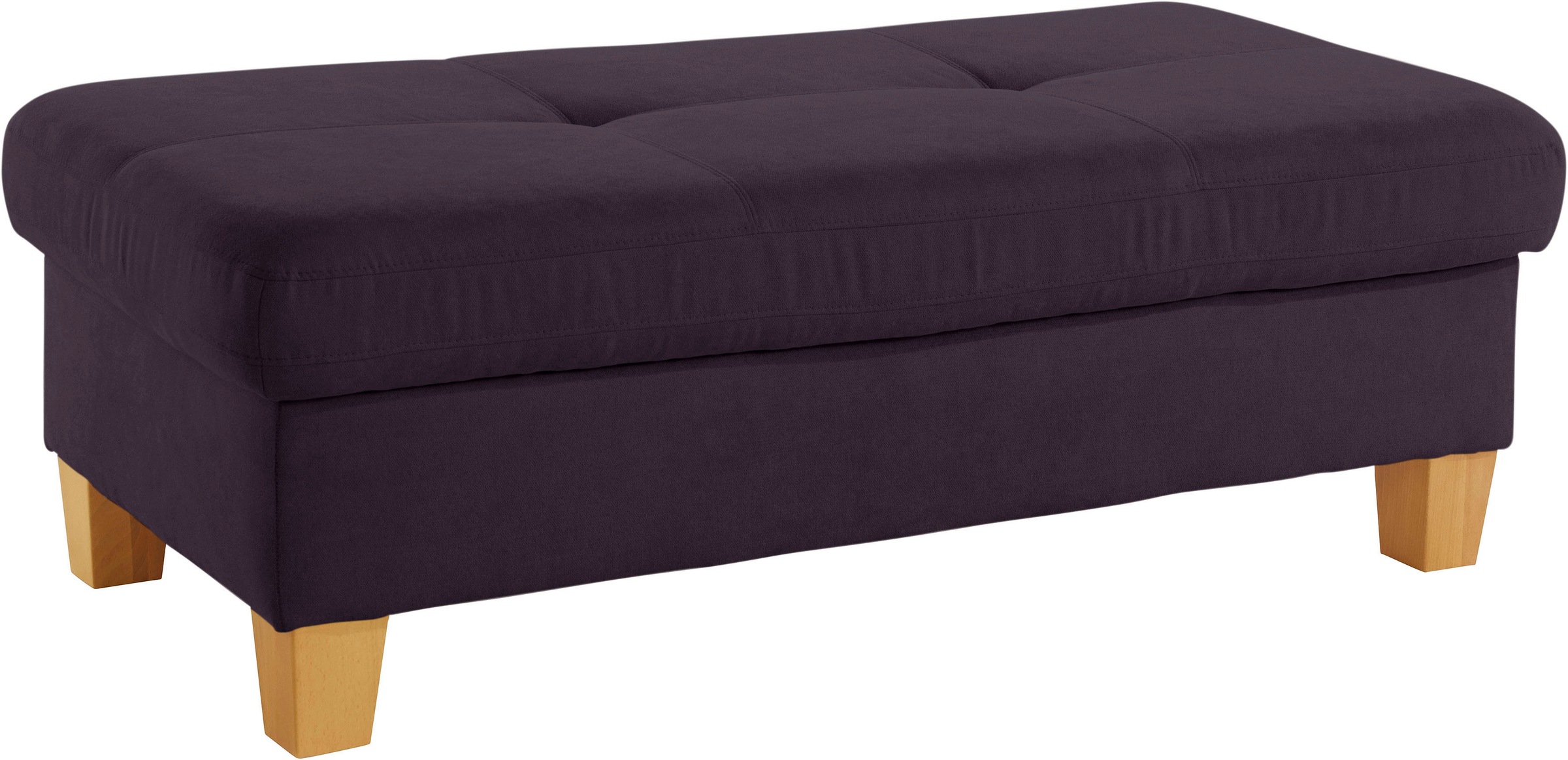 exxpo - sofa fashion Hocker »Enya Bankhocker mit Staufach unter der Sitzfläche«, schöne Detailverarbeitung