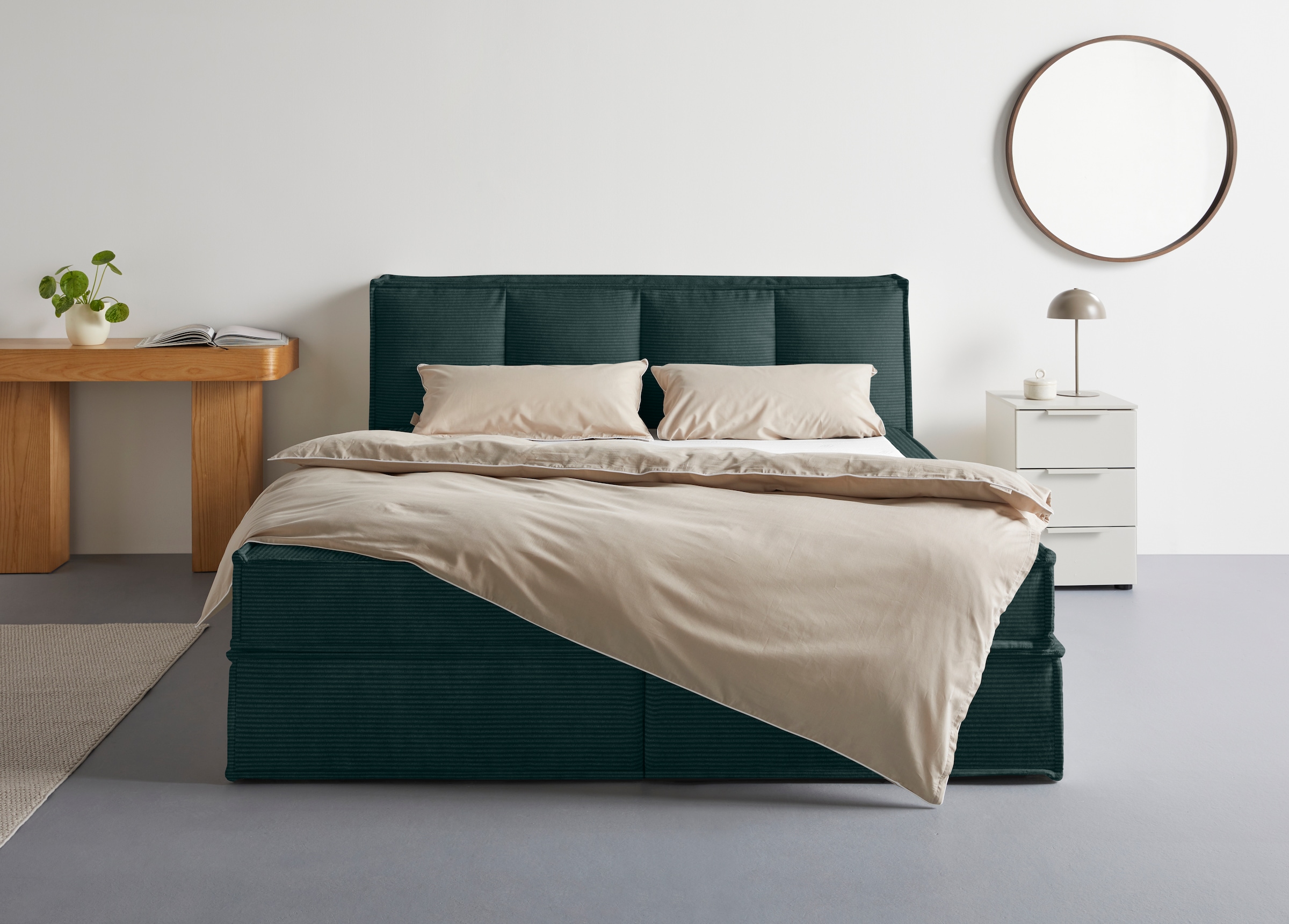 LeGer Home by Lena Gercke Boxspringbett »Addyson« Härtegrade H2, H3 und H4 günstig online kaufen