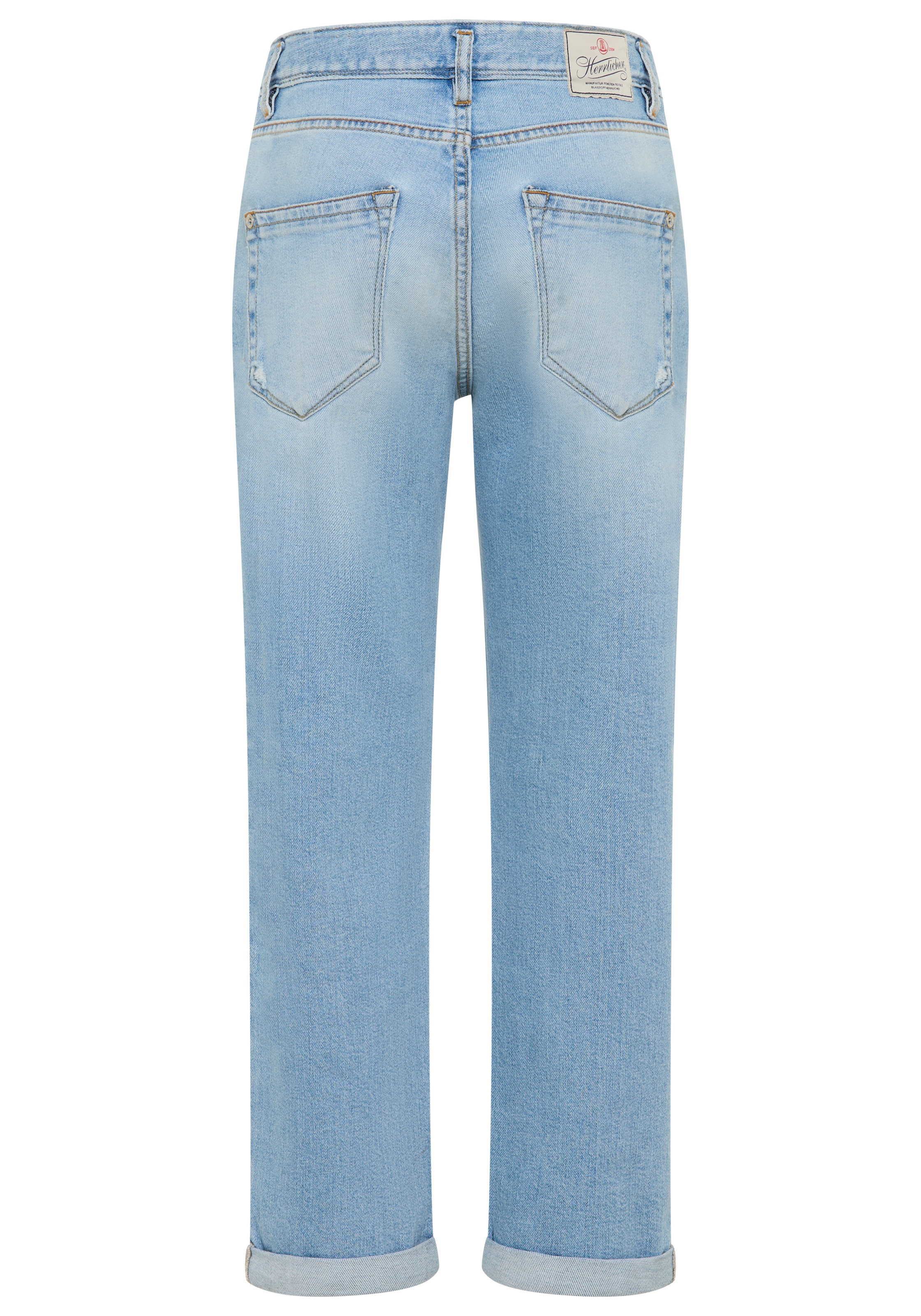 Herrlicher Boyfriend-Jeans »Shyra Tap Denim« High Waist mit Umschlagsaum