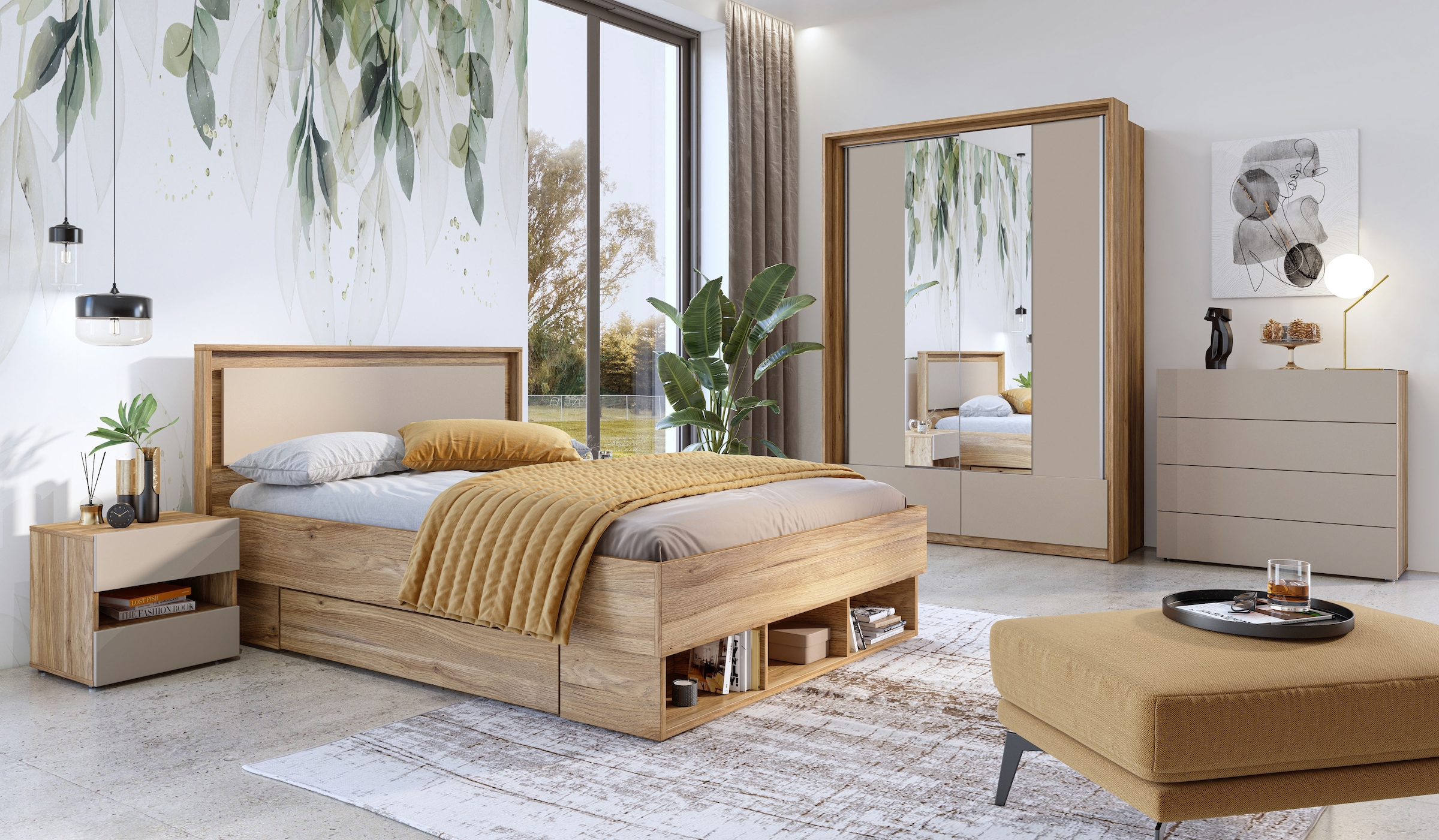 INOSIGN Sideboard »Wharton,Breite 100cm, Schubladenkommode«, Kommode mit 4 Schubkasten, viel Stauraum