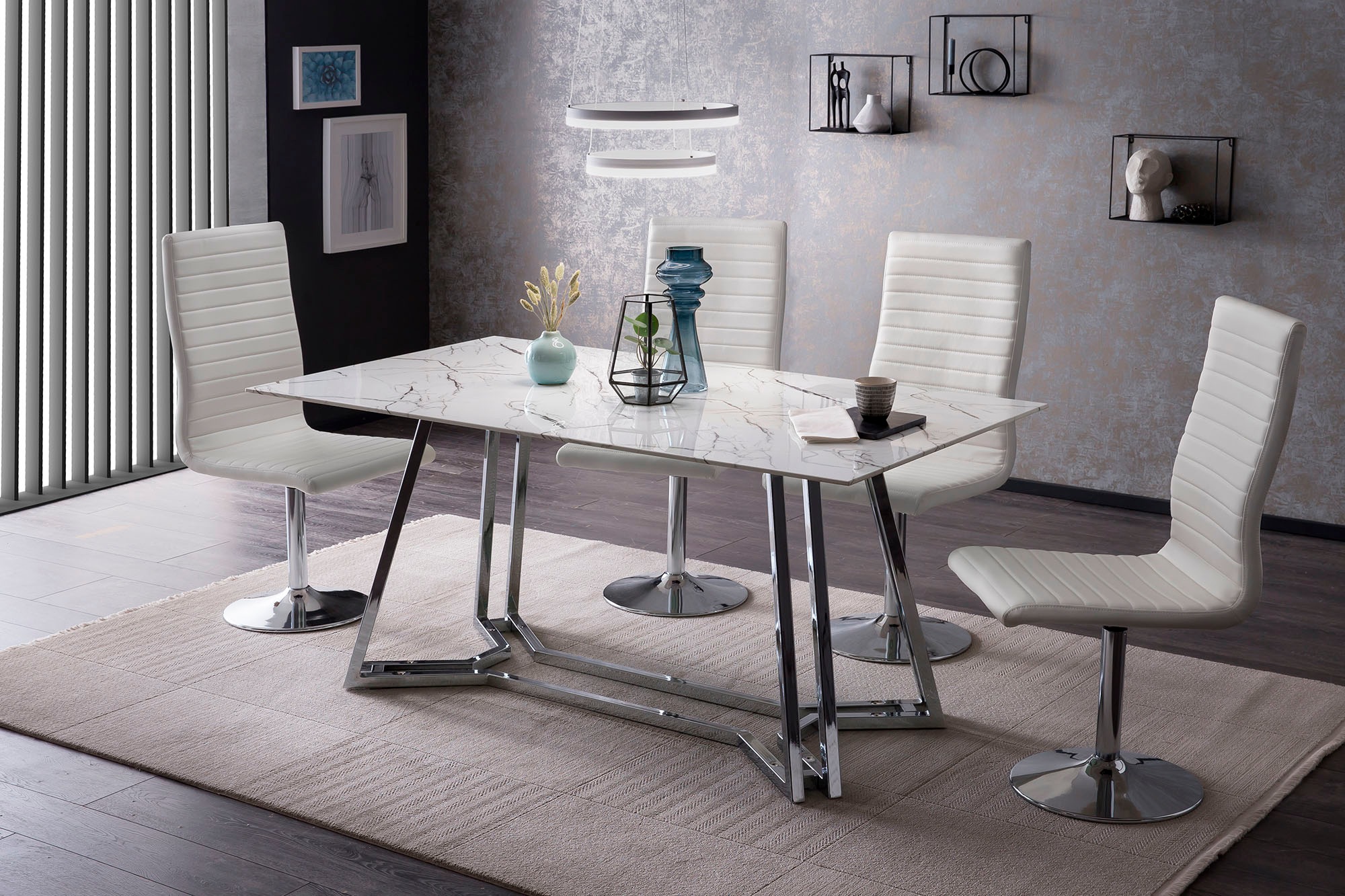 SalesFever Esszimmerstuhl »Komfortabler Armlehnstuhl zum Relaxen« (Set) 4 S günstig online kaufen