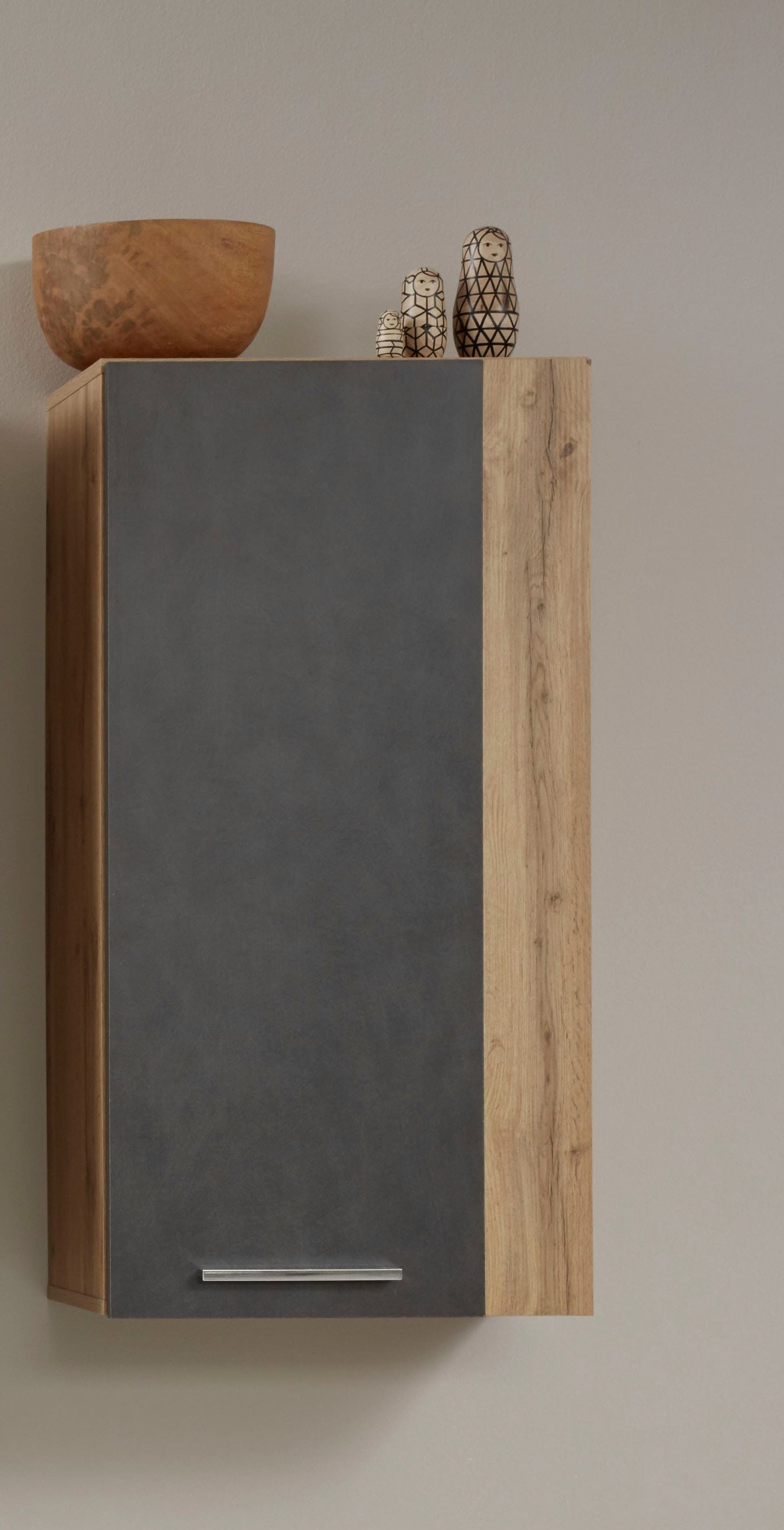 INOSIGN Hängevitrine »Gwendolyn«, Hängeschrank fürs Wohnzimmer mit 3 Fächern - (B/T/H) 52/31/103 cm