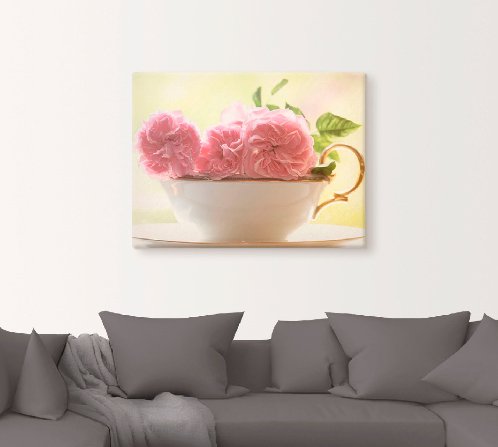 Artland Wandbild »Vintage Rosen« 1 Stk. tlg. als Leinwandbild, Poster, Wand günstig online kaufen