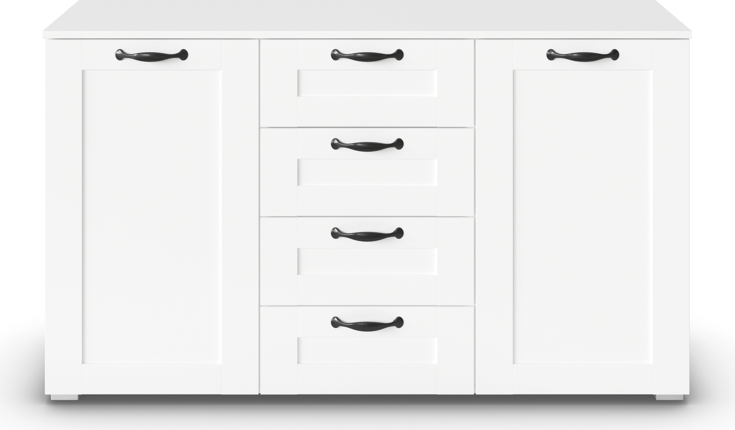 rauch Kombikommode »Cottage by Aditio«, in skandinavischem Landhausstil, 4 Schubladen mit Softclose-Funktion