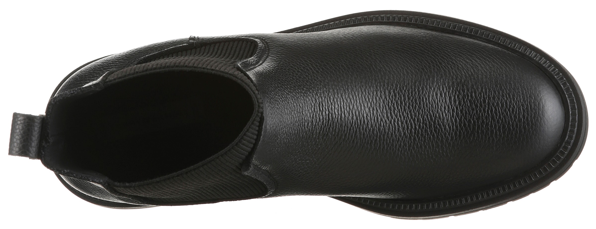 Tommy Hilfiger Winterboots »TH PLAQUE PEBBLE CHELSEA WARM«  , Chelseaboots, Schlupfboots, Stiefelette mit praktischer Anziehlasche