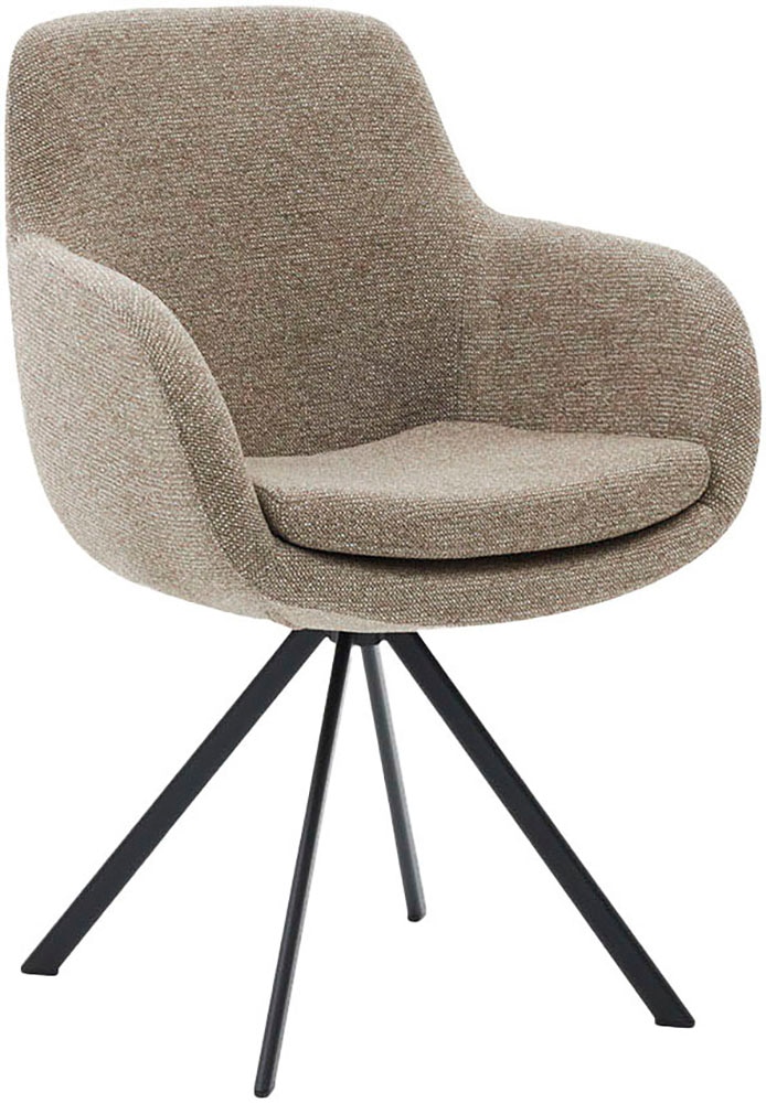 Musterring Esszimmerstuhl »Tavia«, (Set), 2 St., Chenille, Stativgestell Ei günstig online kaufen