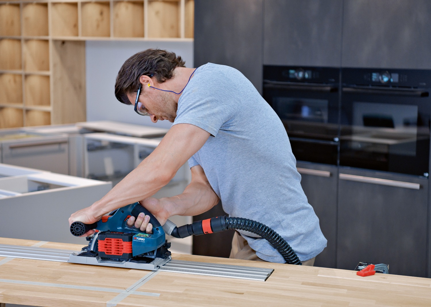 Bosch Professional Akku-Tauchsäge »GKT 18V-52 GC«, mit L-BOXX, ohne Akku und Ladegerät