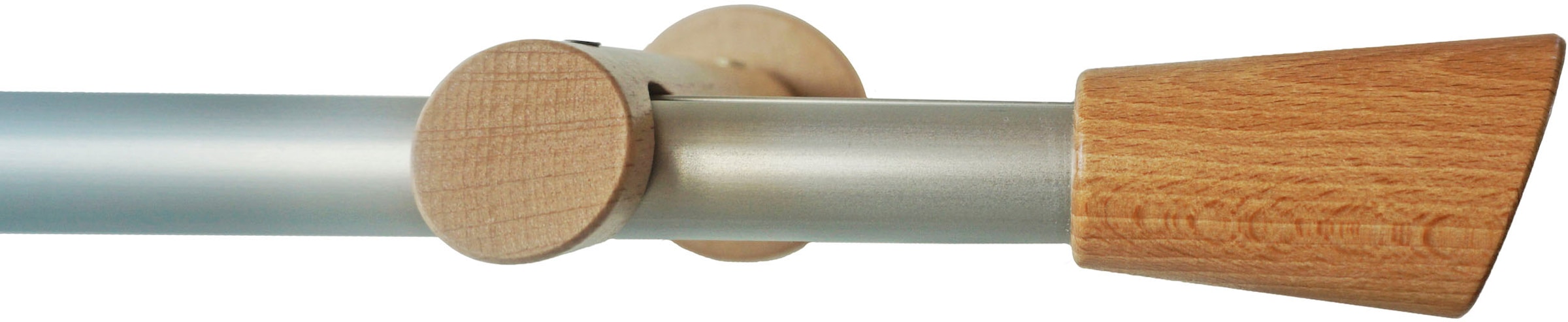 GARESA Gardinenstange »Sara«, 1 läufig-läufig, Fixmaß, Fixlänge 120, 160, 200 cm, mit Gleiter