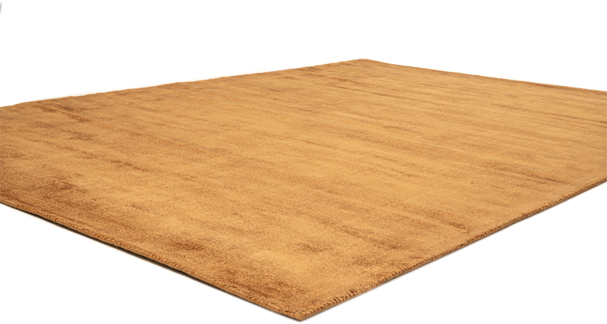 TOM TAILOR HOME Teppich »Shine uni«, rechteckig, 8 mm Höhe, Handweb Teppich, 100% Viskose, handgewebt, mit elegantem Schimmer