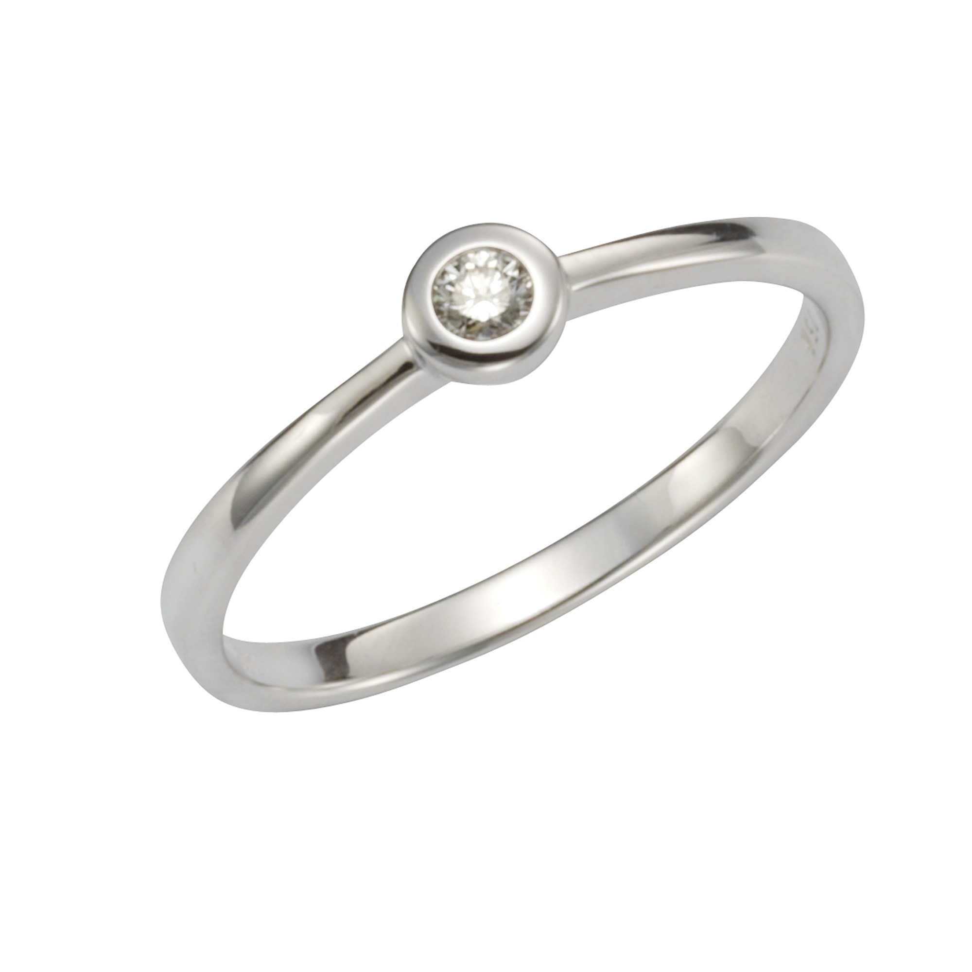 Orolino Fingerring »750 Gold 1x Brillant 0,07ct.«