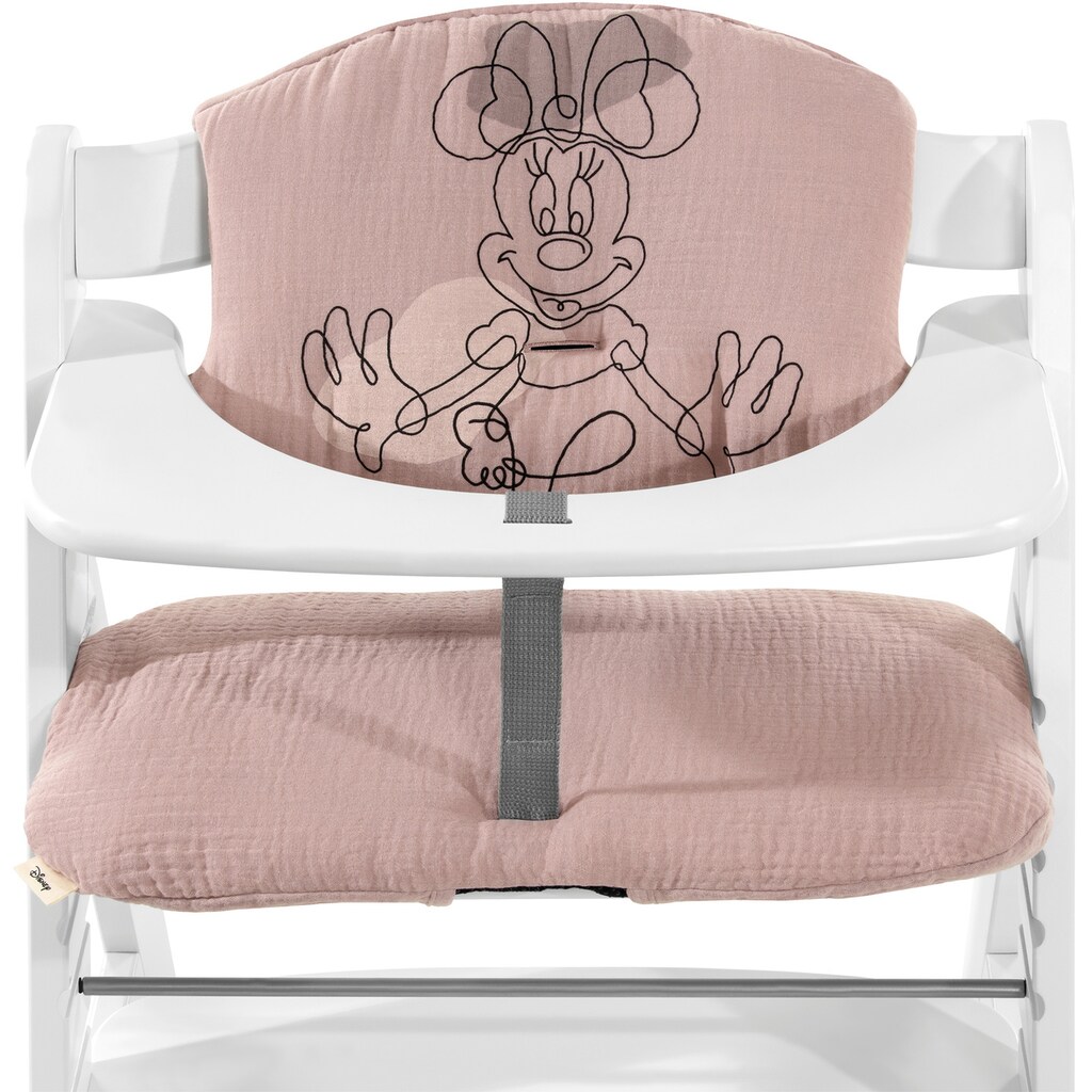 Hauck Kinder-Sitzauflage »Select, Minnie Mouse Rose«, passend für den ALPHA+ Holzhochstuhl und weitere Modelle