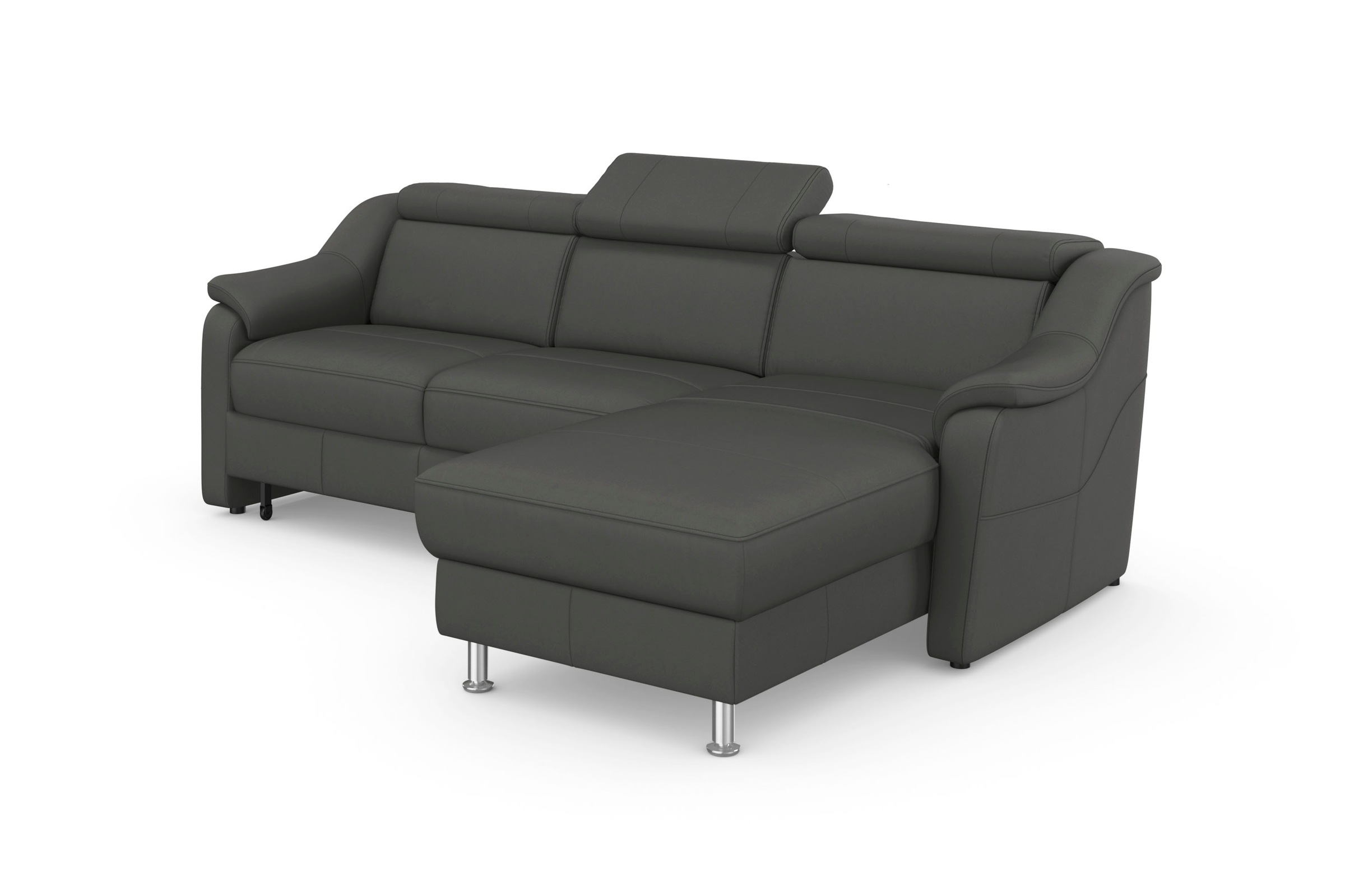 sit&more Ecksofa »Freetown L-Form«, inklusive Kopfteilverstellung und komfortablem Federkern