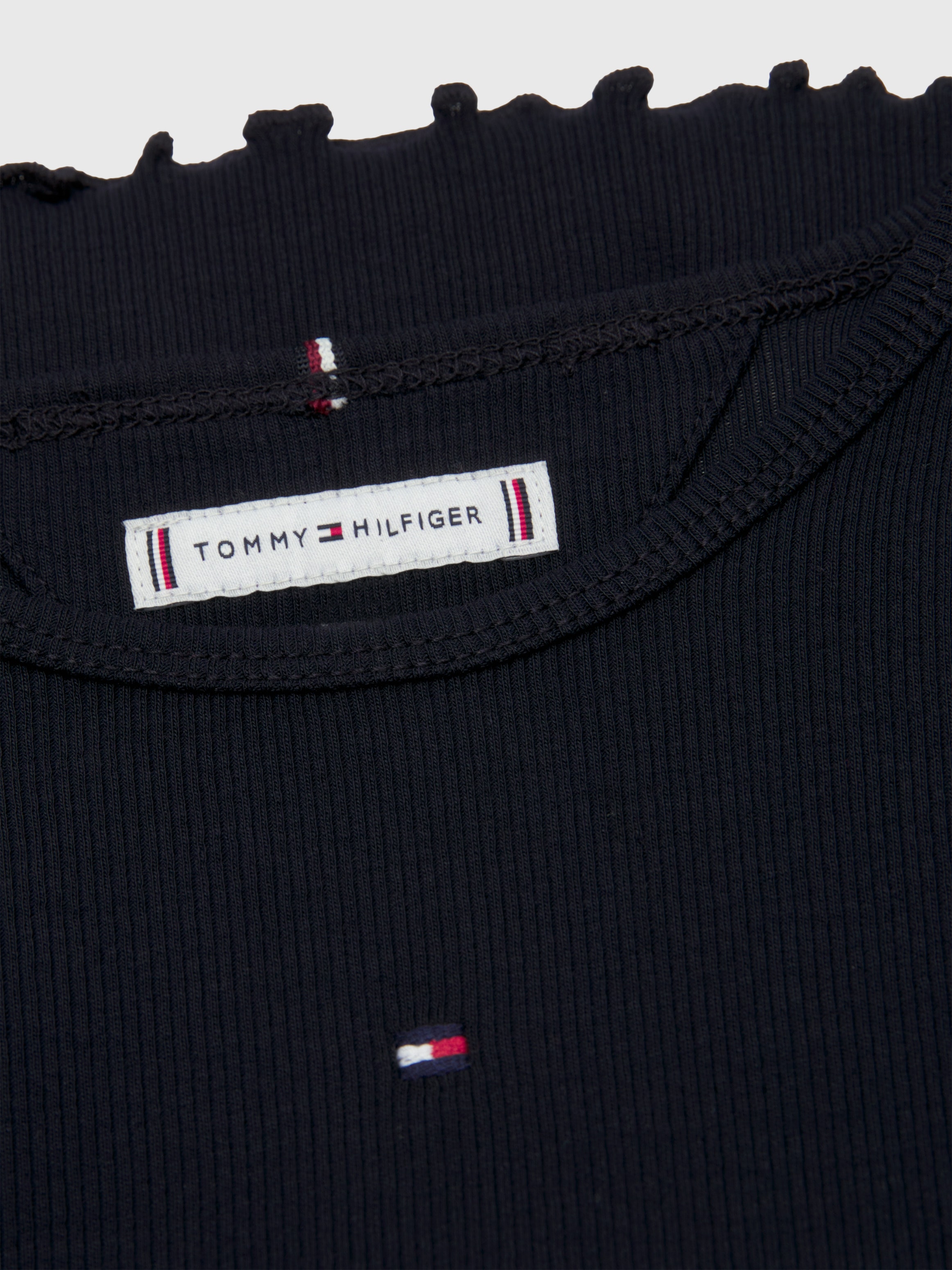 Tommy Hilfiger Langarmshirt »ESSENTIAL RIB TOP L/S«, mit Babylock Saum