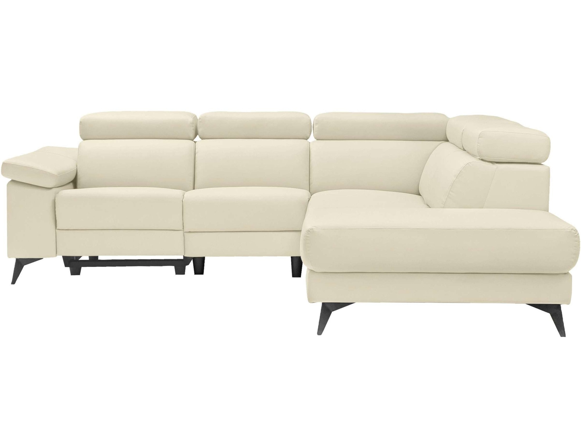 Places of Style Ecksofa »Samira«, mit elektrischer Relaxfunktion in einem Sitz und USB-Anschluss