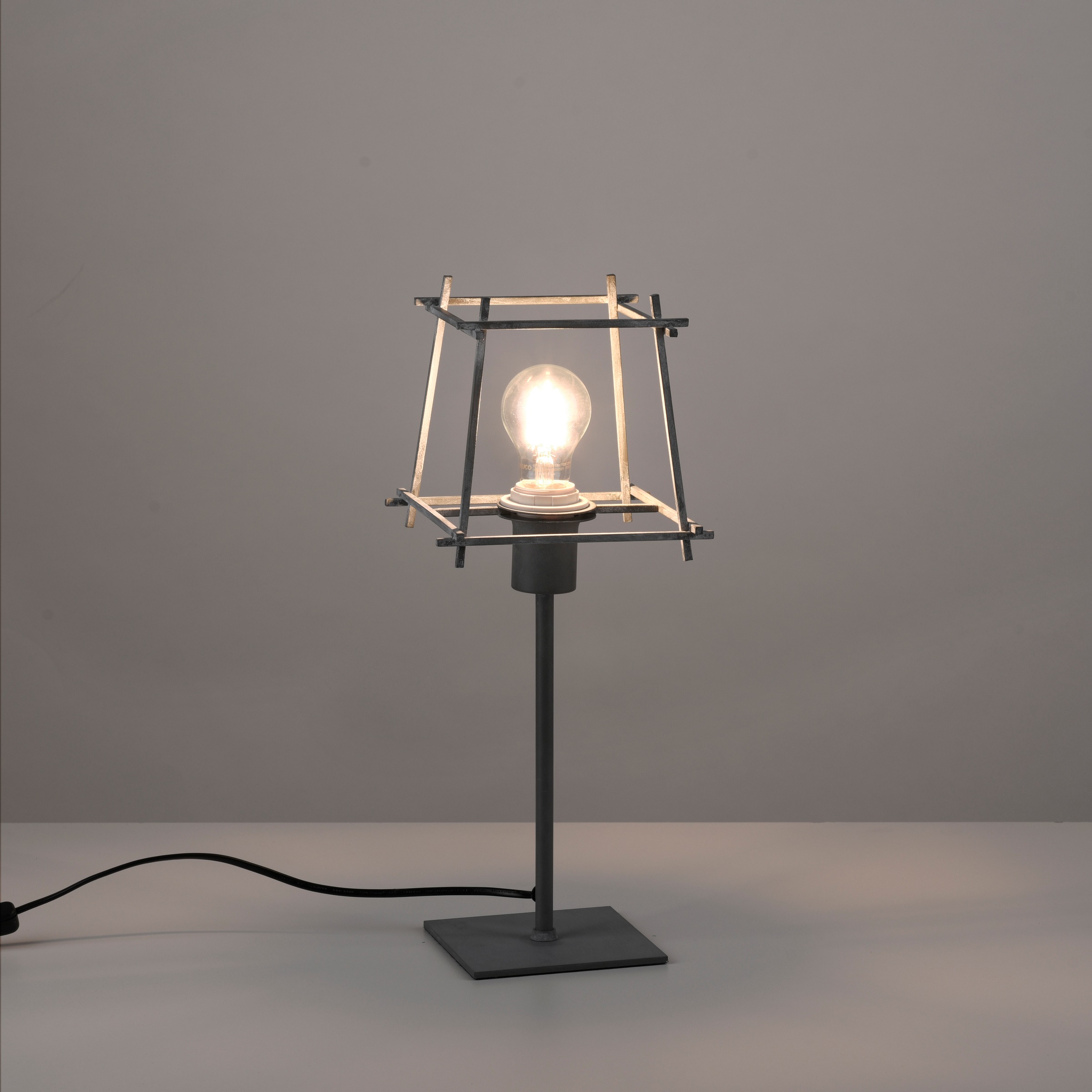 JUST LIGHT Tischleuchte »PELETTON« E27 1 Stk. ExklusiveE27, Schalter, Schnu günstig online kaufen