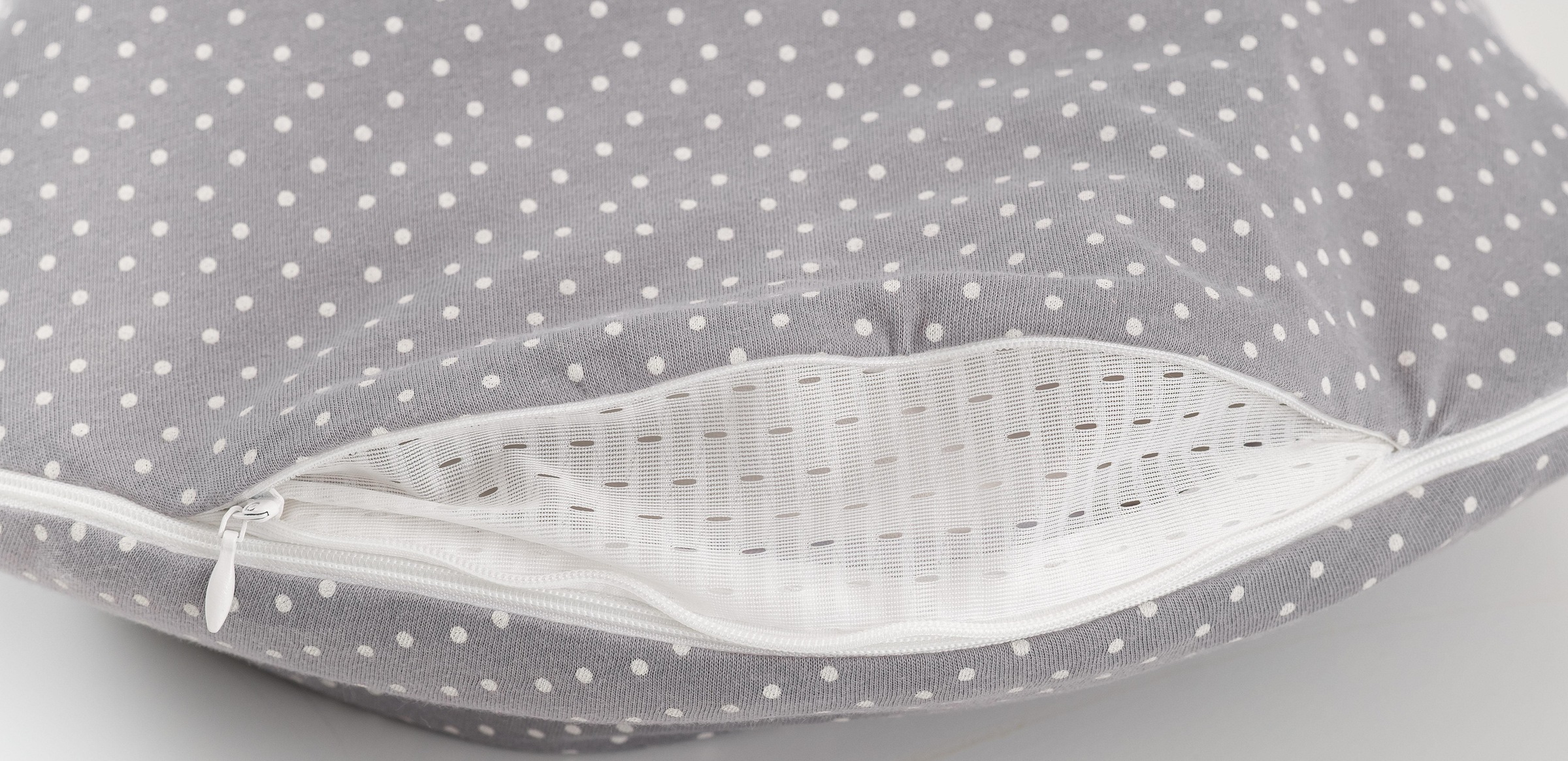 Träumeland Babyschlafsack »Außenschlafsack Pünktchen grau«, (1 tlg.)
