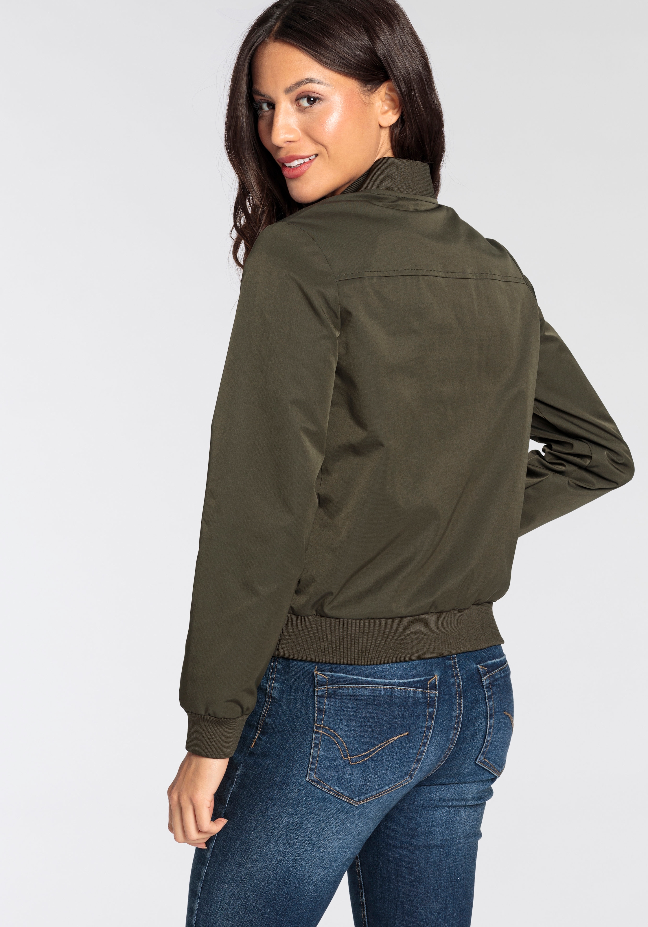 AJC Blouson, modischer Look, mit Rippkragen, praktische Eingrifftaschen