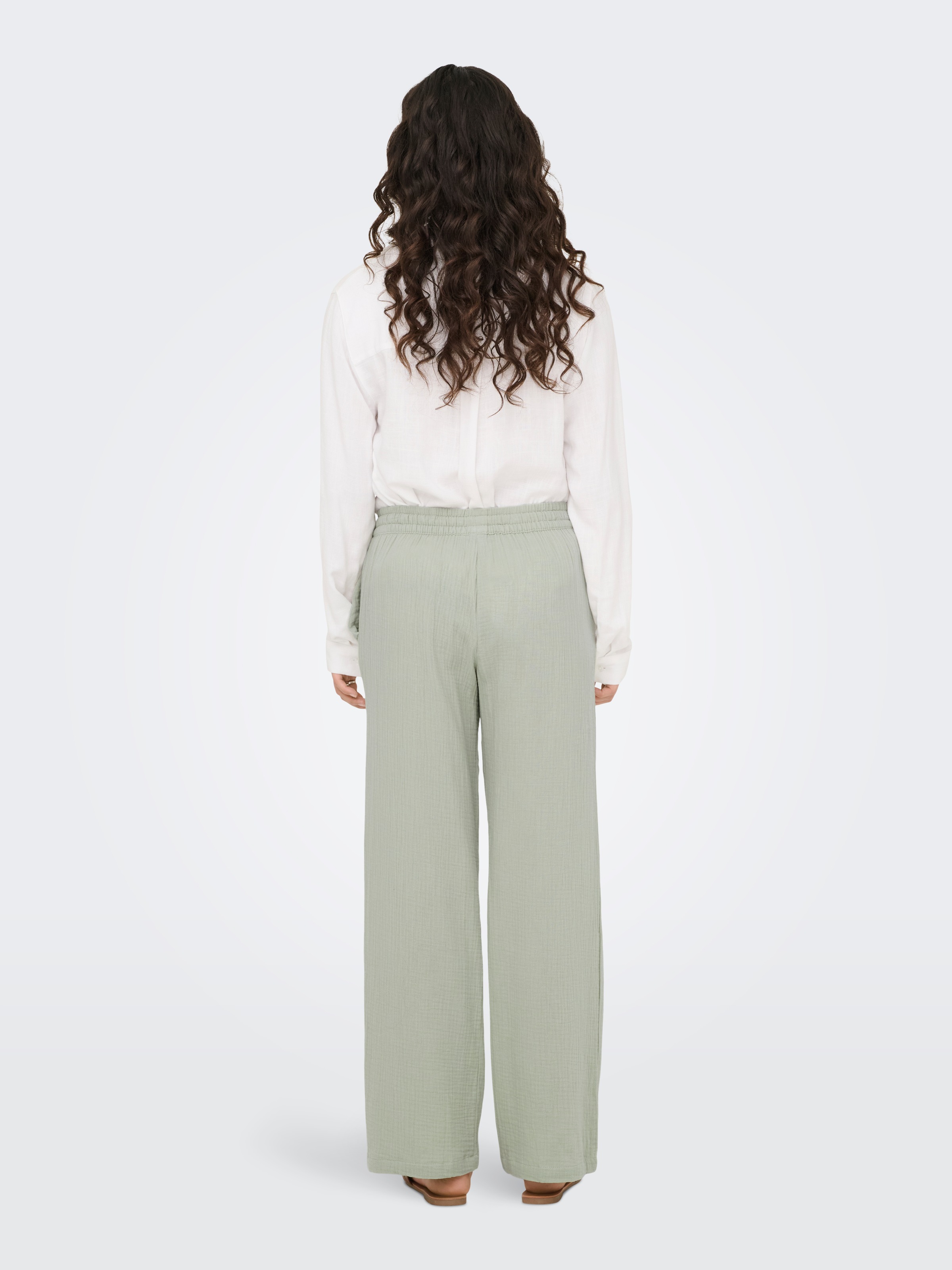 JDY Schlupfhose »JDYTHEIS LIFE WIDE PANT WVN NOOS«, Sommerhose, aus Musselin