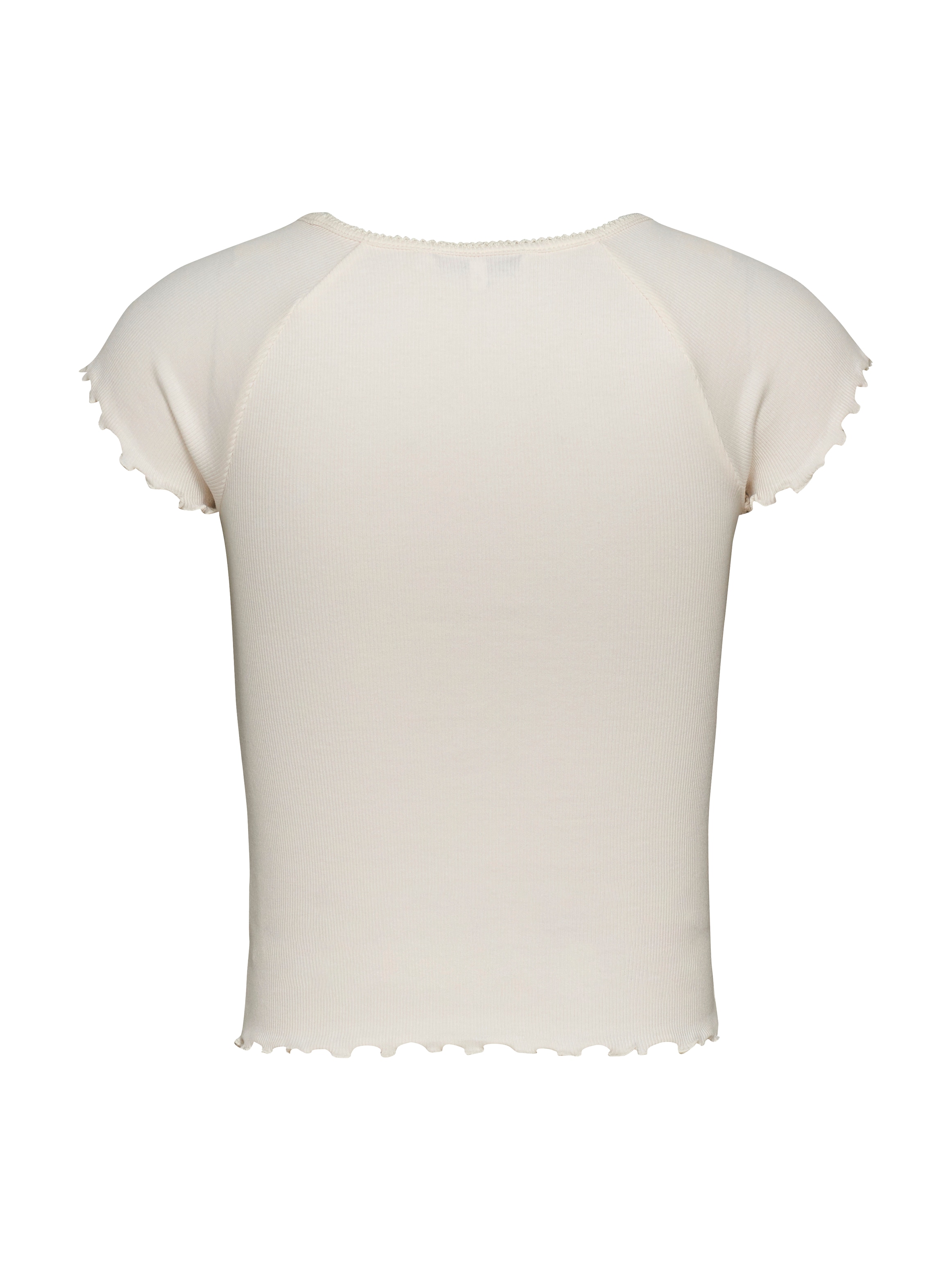 Tommy Jeans Kurzarmshirt »TJW SLIM VNECK GMD RIB SS«, mit Rollkanten, im femininen Stil