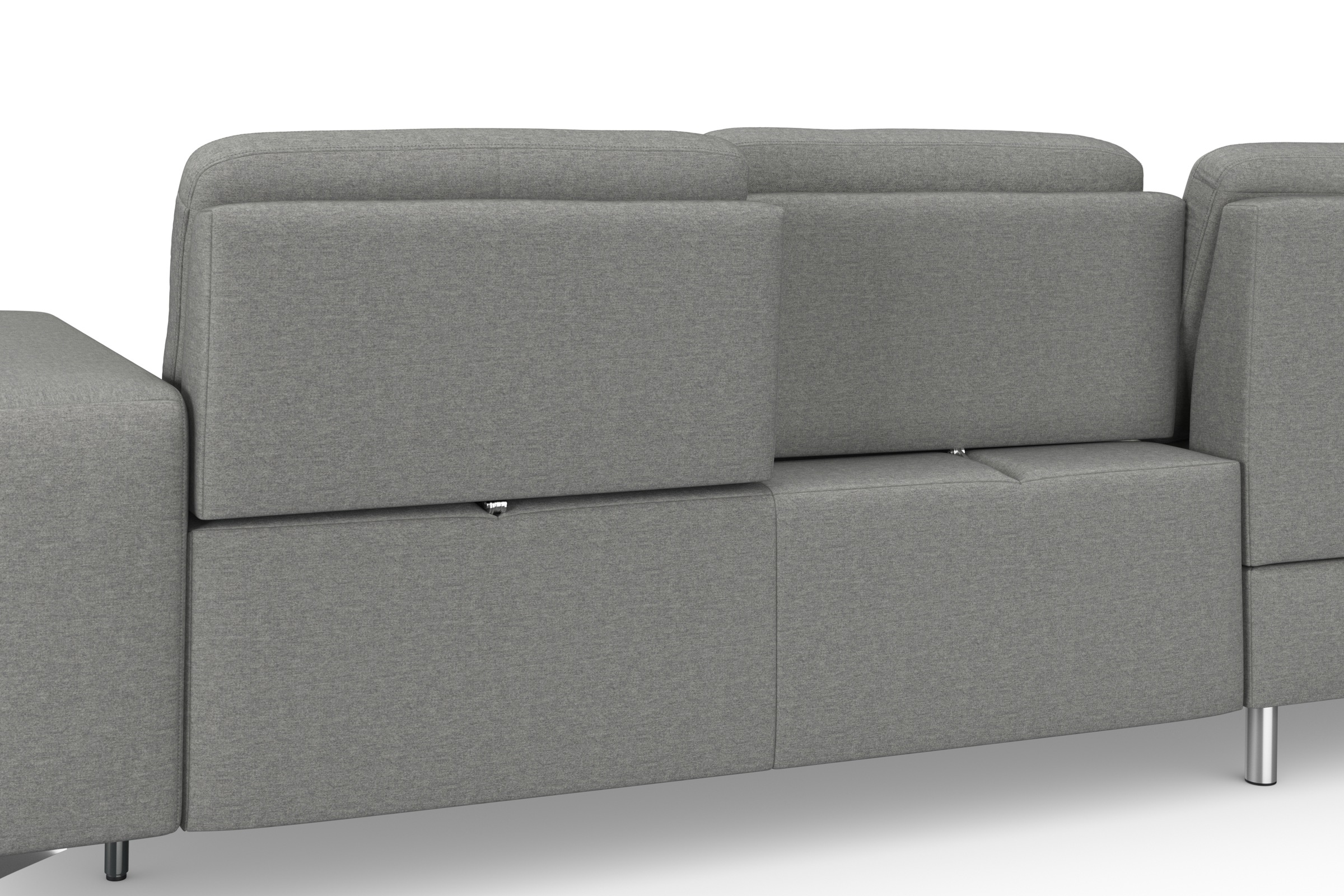 sit&more Ecksofa »Baviene L-Form«, inklusive Sitztiefenverstellung und Federkern, wahlweise Bettfunktion