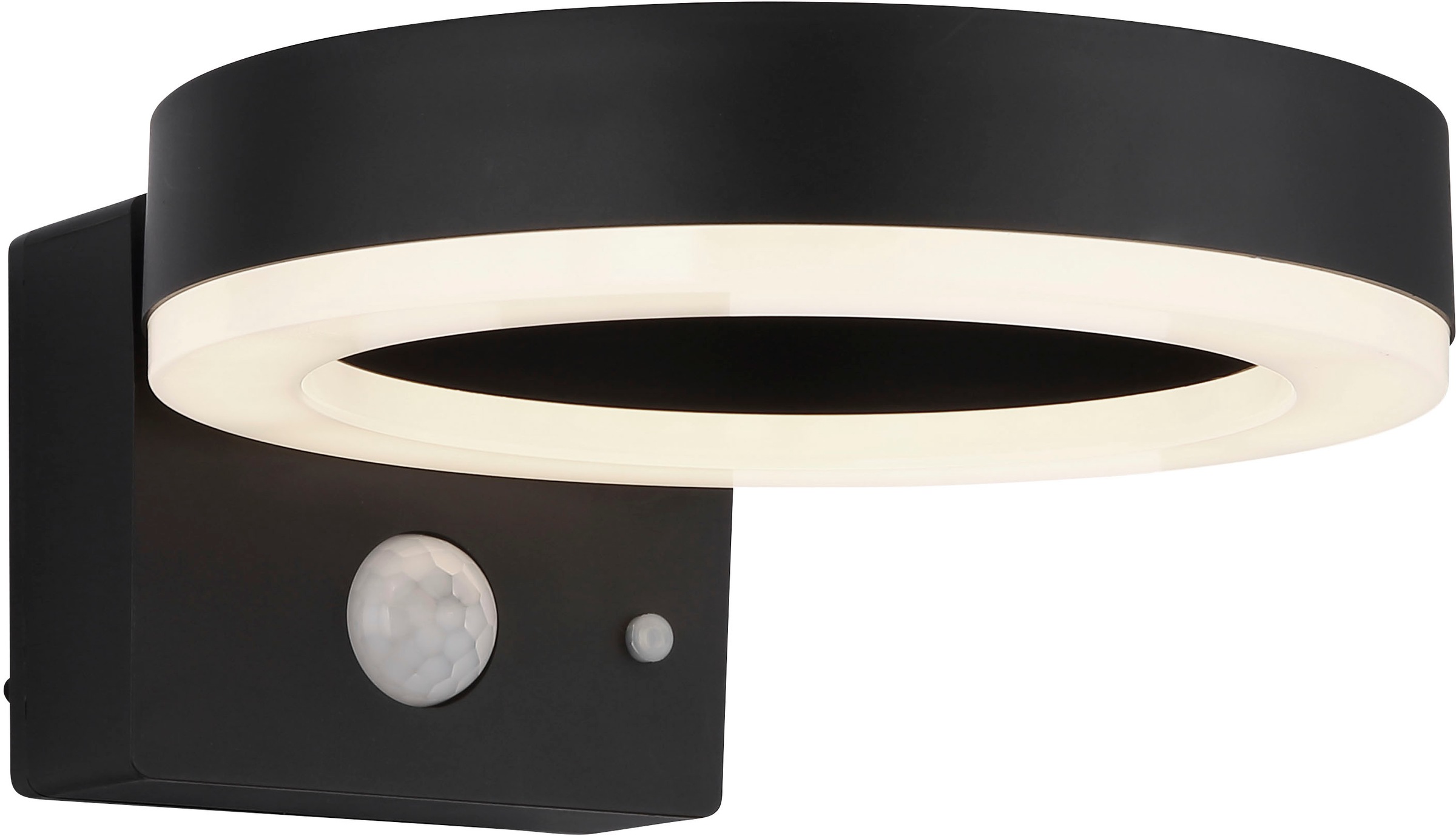 GLOBO LIGHTING LED Solarleuchte »SOLARLEUCHTE KUNSTSTOFF SCHWARZ MATT, 1XLE günstig online kaufen