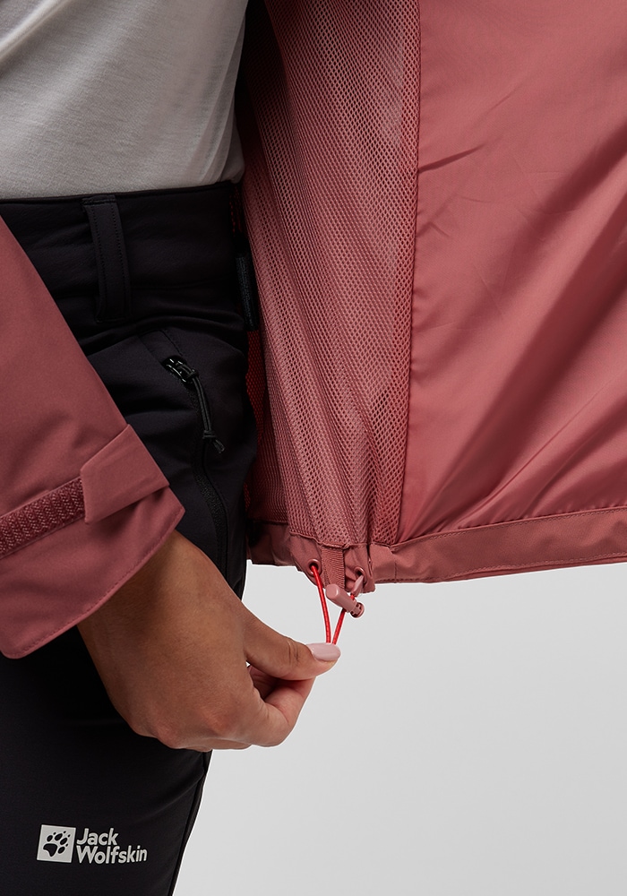 Jack Wolfskin Funktionsjacke »EAGLE PEAK 2L JKT W«, mit Kapuze
