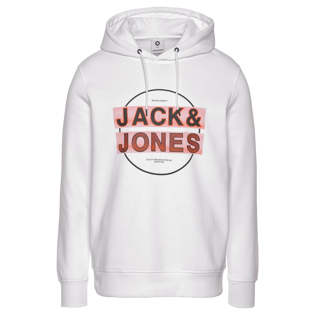 Jack & Jones Kapuzensweatshirt, mit Logodruck