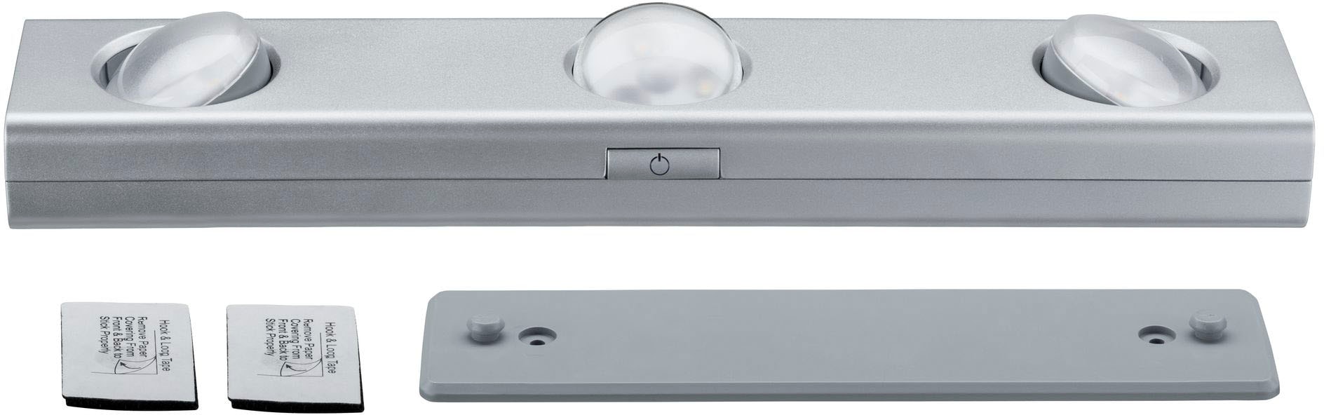 Paulmann Unterschrankleuchte »LED Jiggle 3er-Spot dimmbar batteriebetrieben«, 3 flammig, LED Jiggle 3er-Spot dimmbar batteriebetrieben