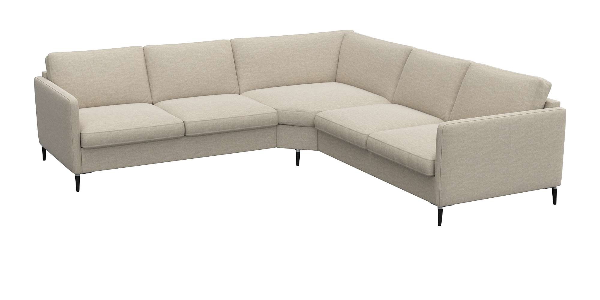 FLEXLUX Ecksofa »Fiore, L-Form, bequem und komfortabel durch hochwertigem S günstig online kaufen