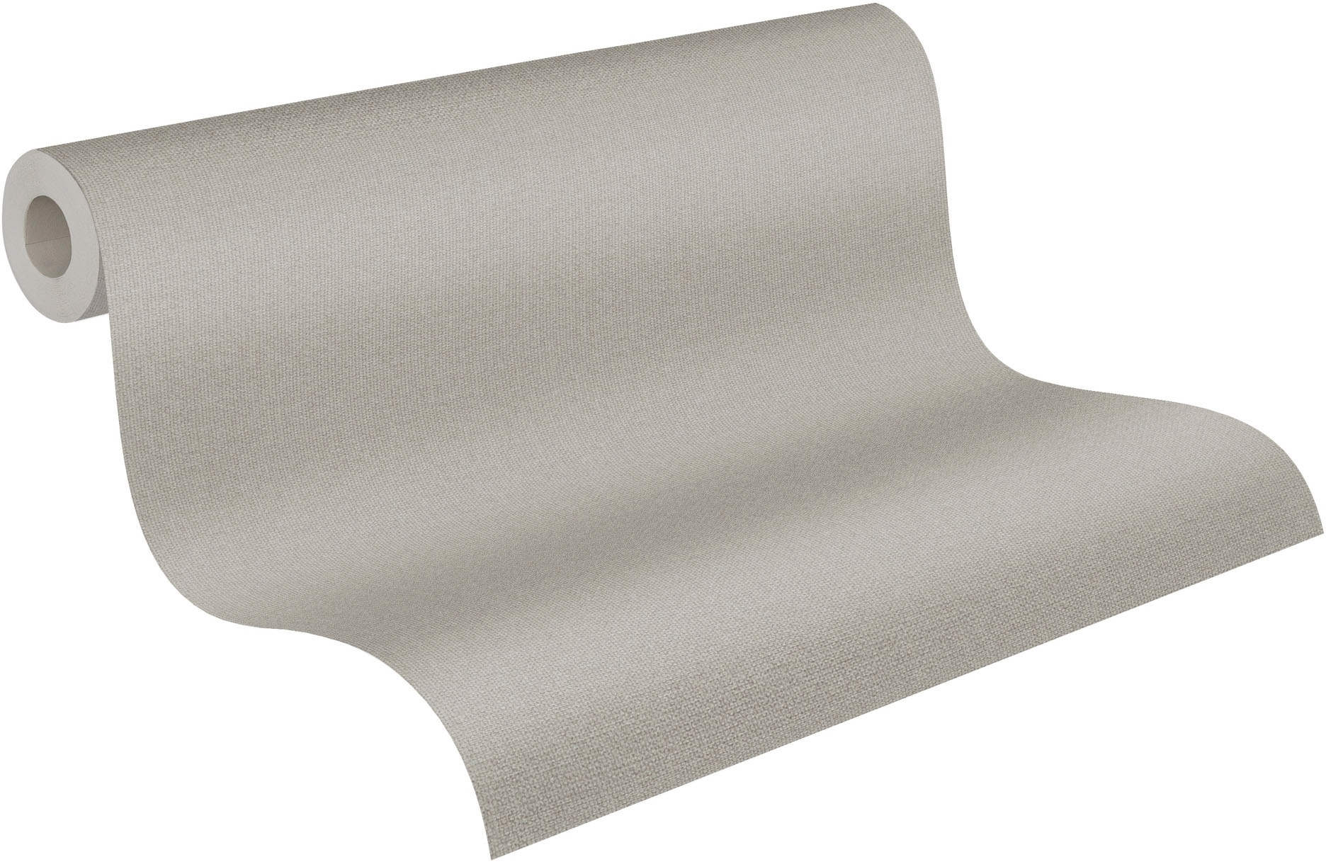 A.S. Création Vliestapete »Nara Einfarbig«, matt-gemustert-neutral, Unitapete Tapeten Wohnzimmer Schlafzimmer Küche modern Flur Design
