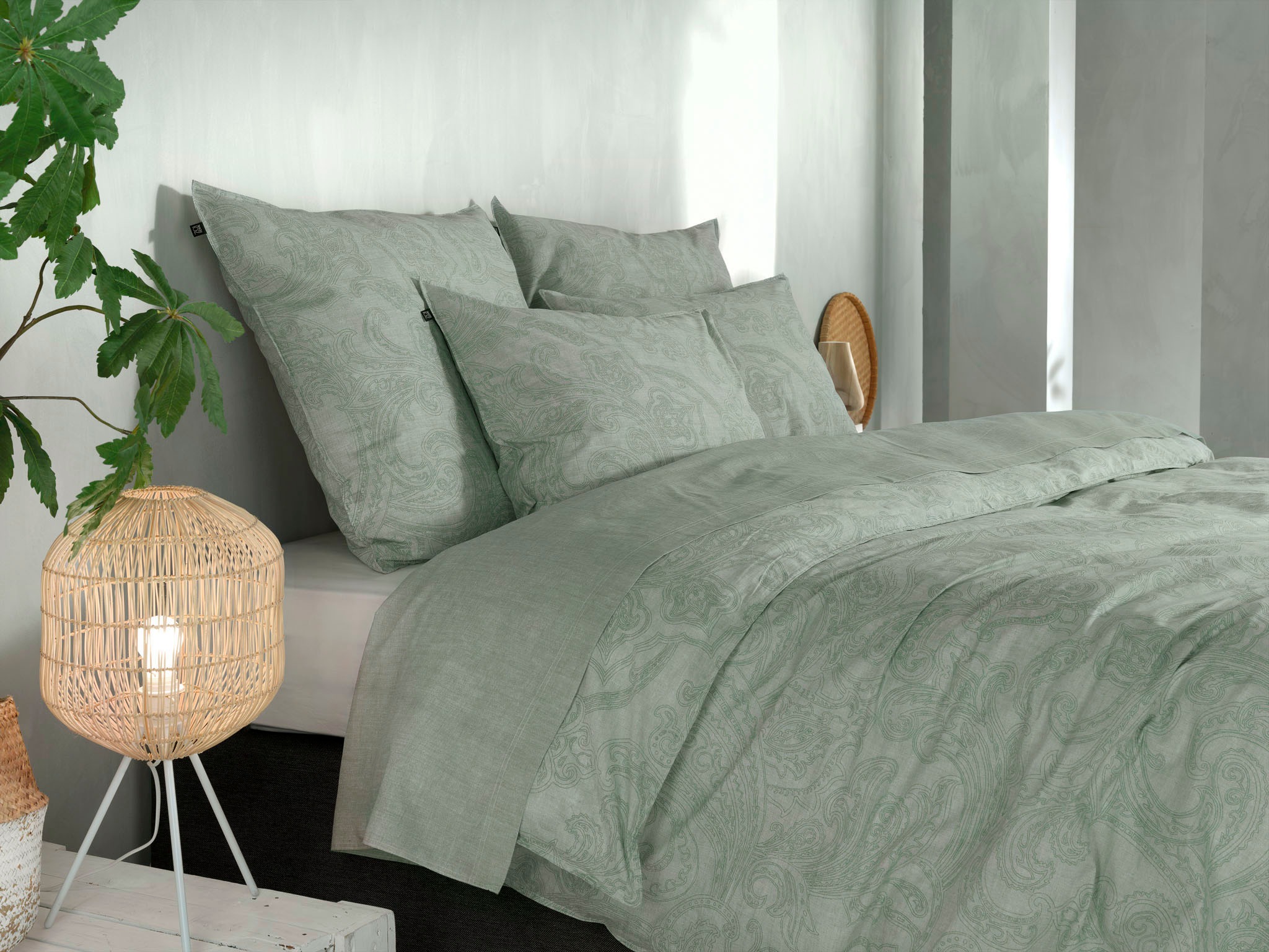 ZO HOME Bettwäsche »Paisley-di-Lino«, Bettwäsche aus 100% Baumwolle, hochwertiges Renforcé