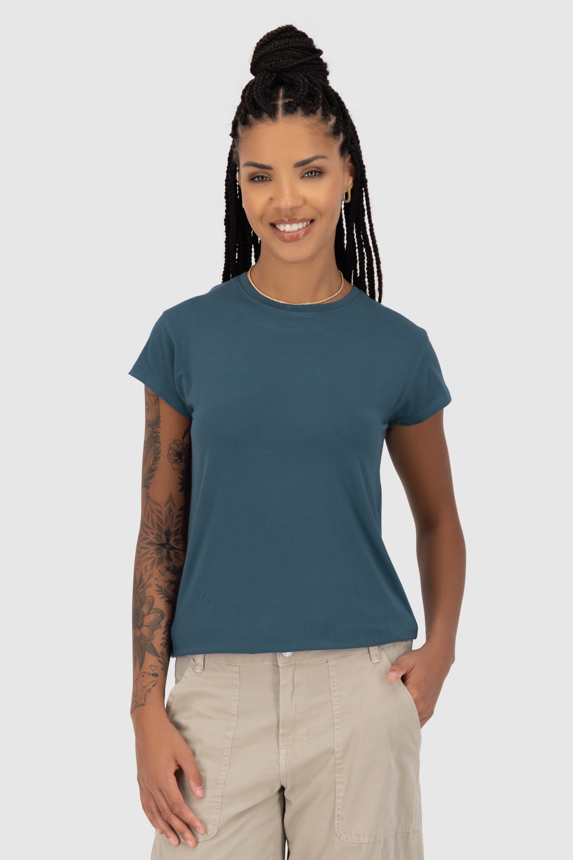 Alife & Kickin Rundhalsshirt »Damen AriAK«