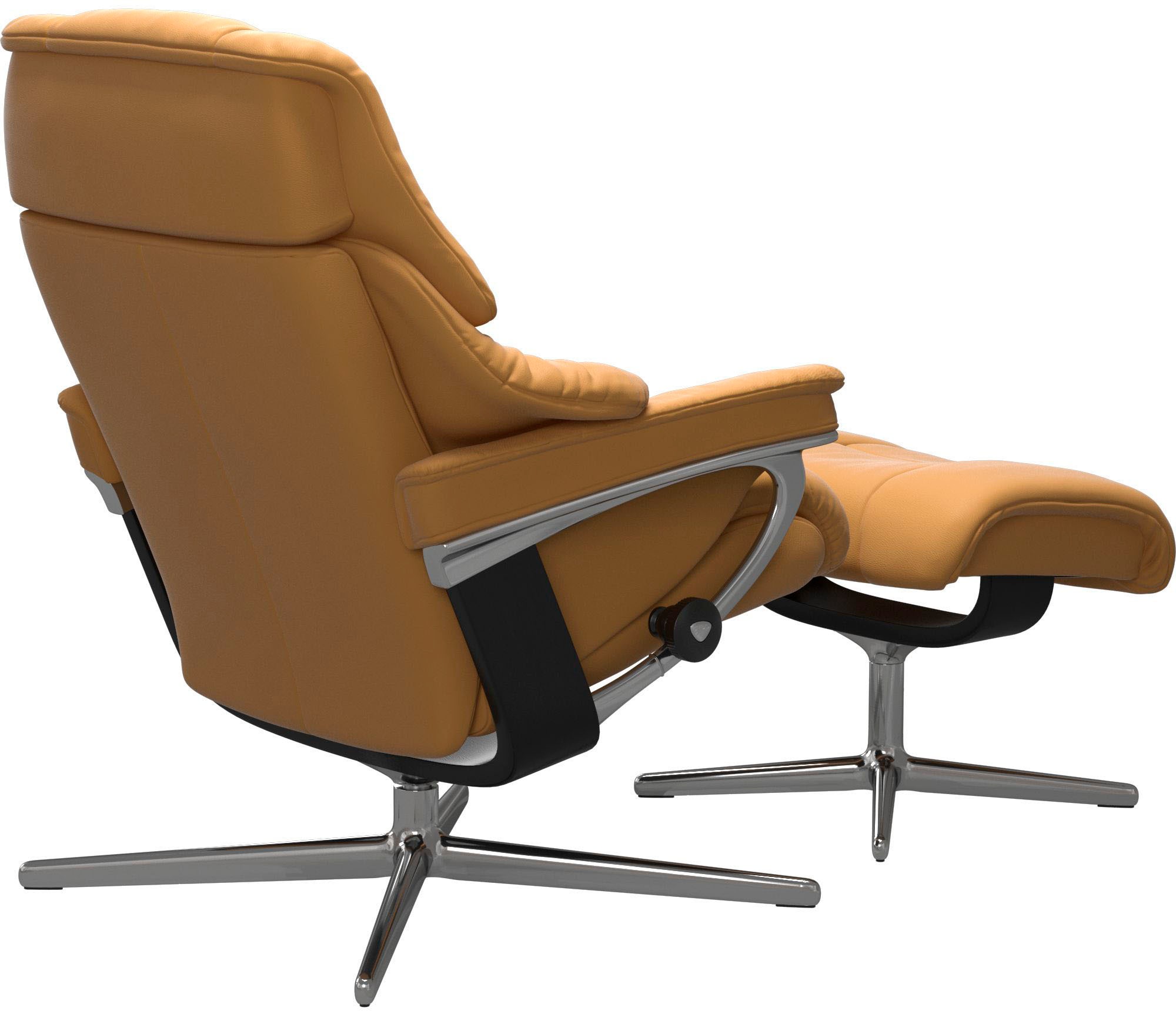 Stressless® Fußhocker »Reno« mit Cross Base, Größe S, M & L, Holzakzent Sch günstig online kaufen
