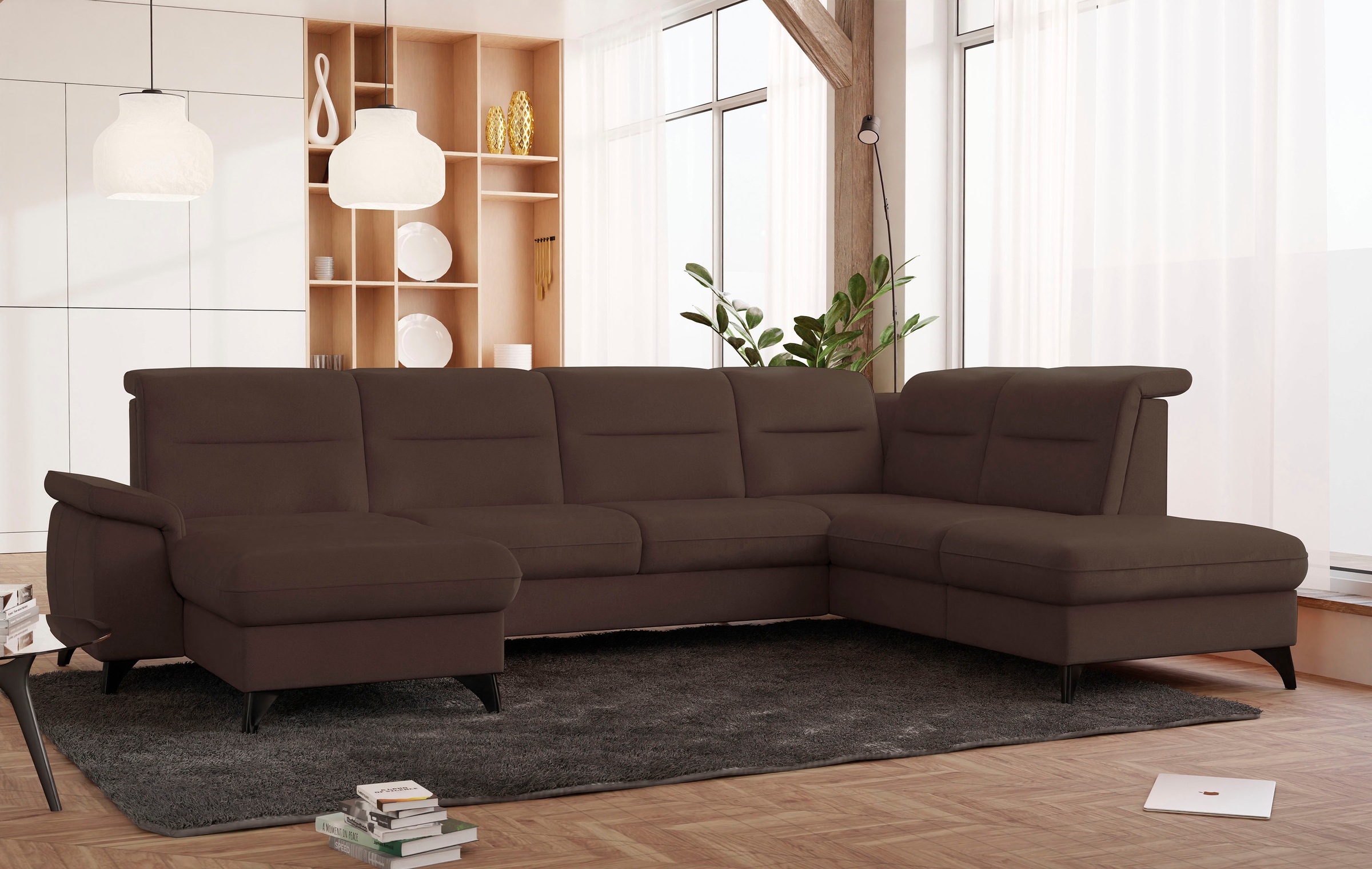 sit&more Wohnlandschaft »Astoria U-Form«, wahlweise mit motorischer Relaxfunktion
