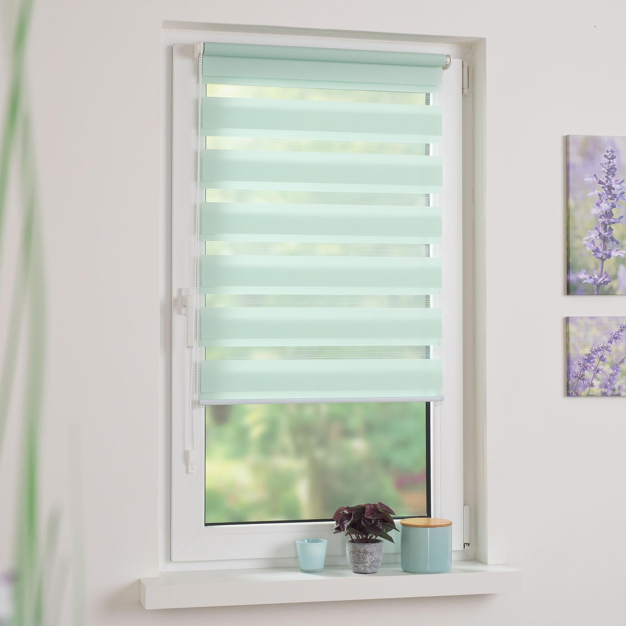 Liedeco Doppelrollo »Klemmfix-Duo-Rollo«, Lichtschutz, ohne Bohren, 1 Stück
