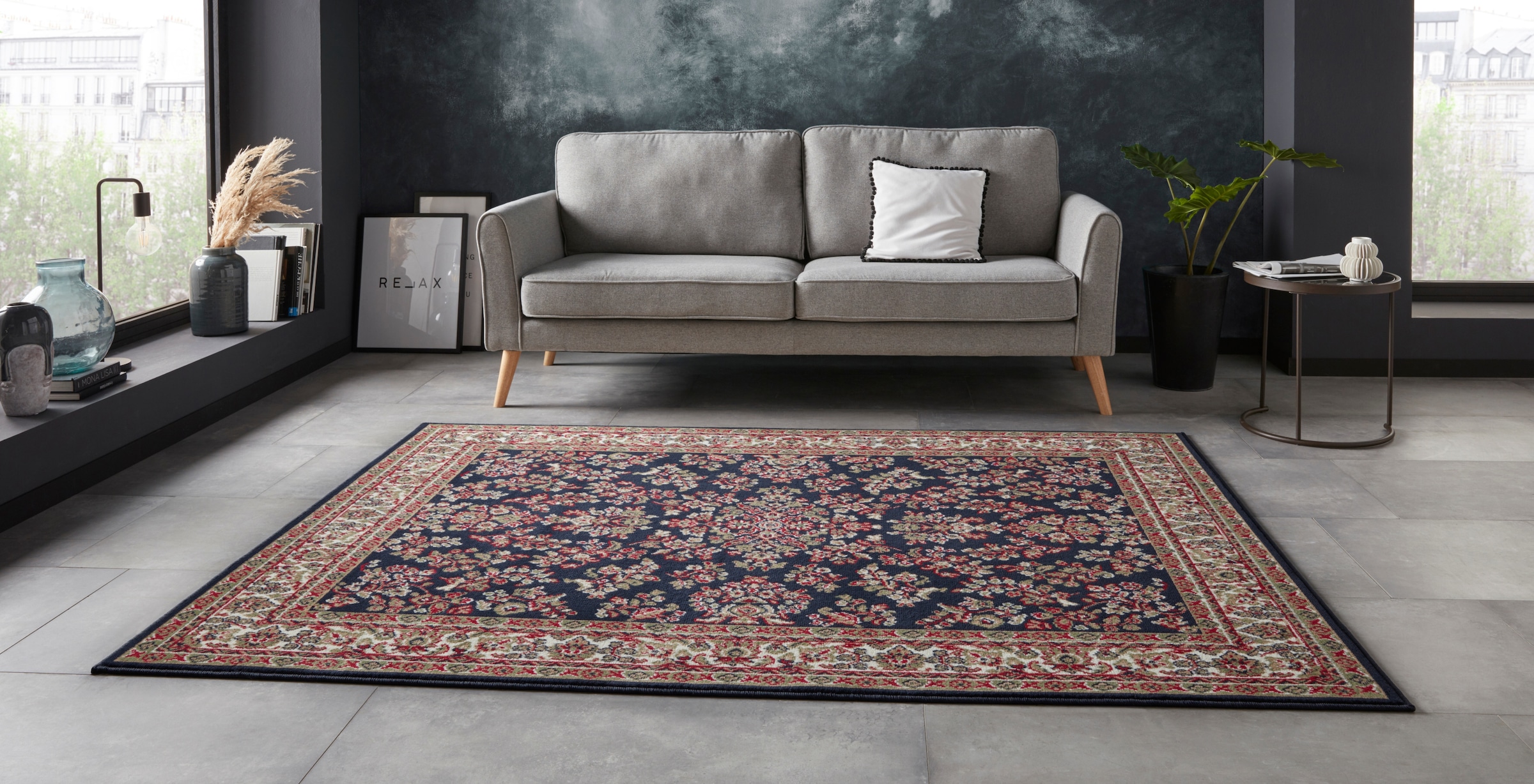 HANSE Home Teppich »Halton«, rechteckig, 8 mm Höhe, Kurzflor, Orient-Optik, günstig online kaufen