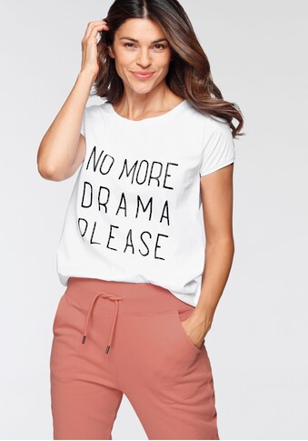 DSCVR Print-Shirt »No More Drama«, Mit coolem Statement-Print kaufen