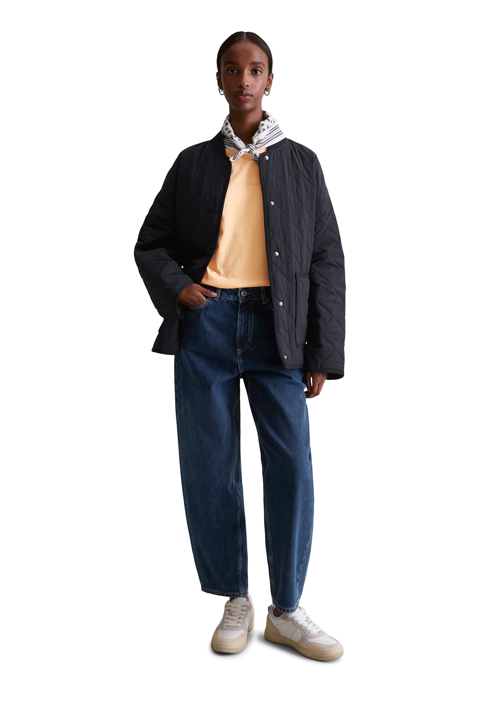 Marc O'Polo DENIM Steppjacke »regular fit aus recyceltem Nylon«