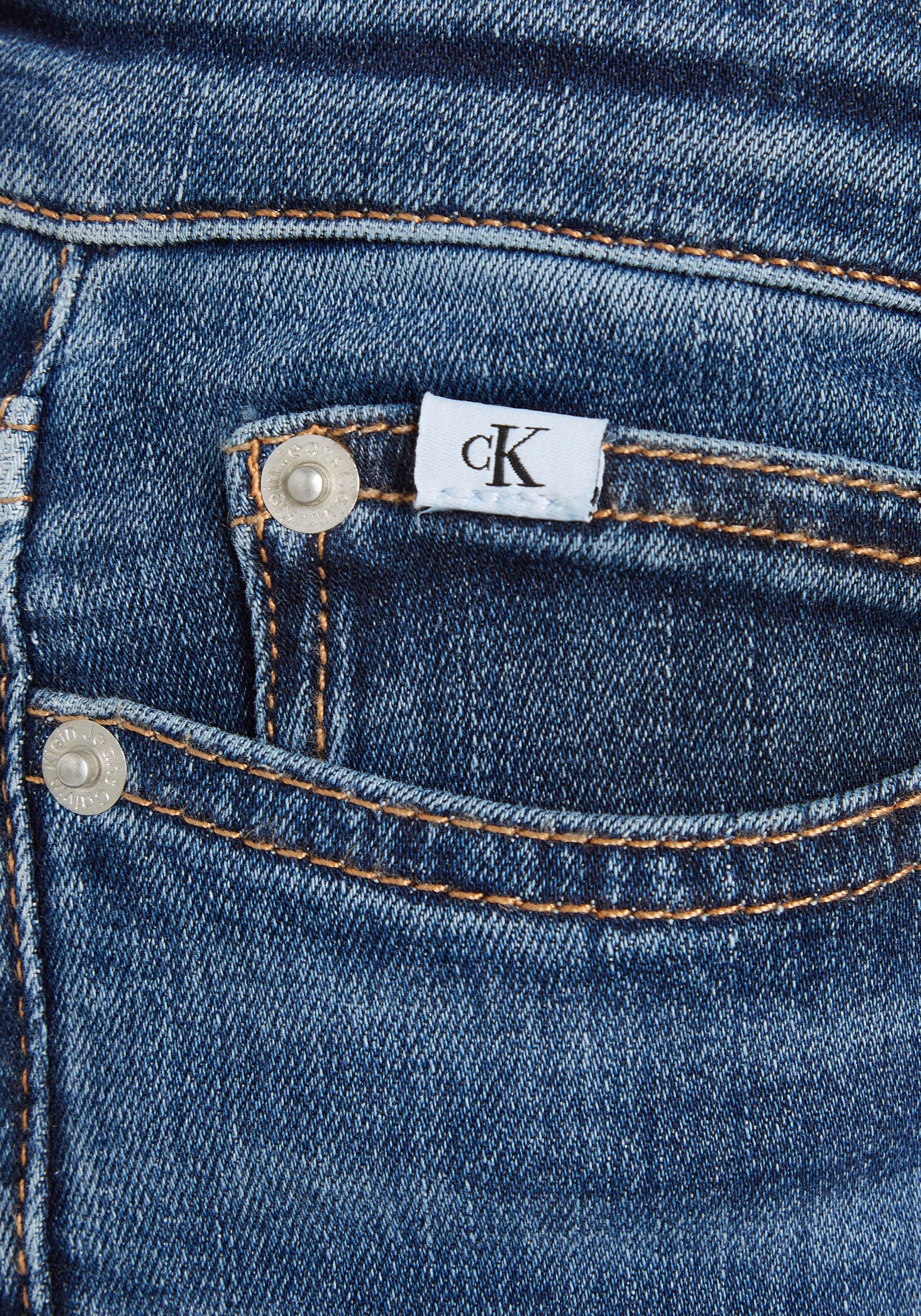 Calvin Klein Jeans Schlagjeans »MR FLARE ESS DARK BLUE«