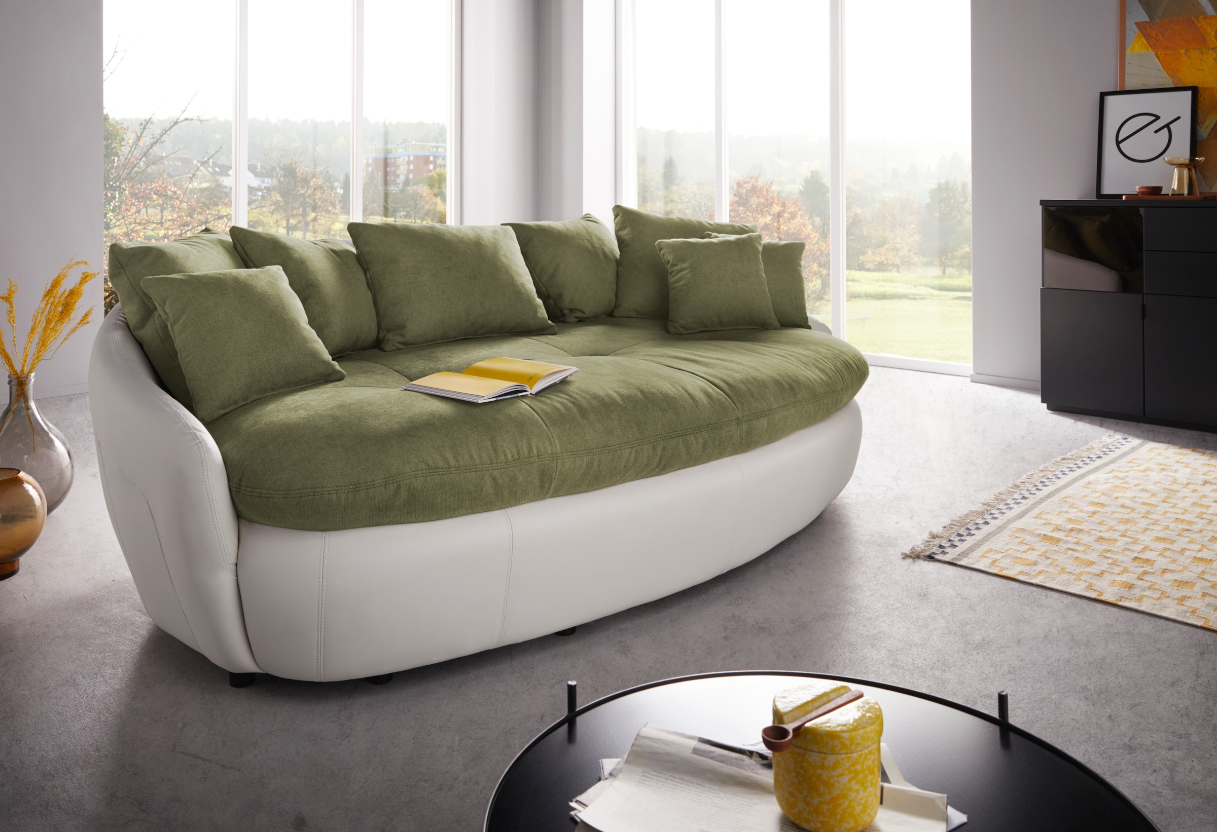 INOSIGN Big-Sofa »Aruba«, gemütliches Megasofa in XXL in organischer Form m günstig online kaufen