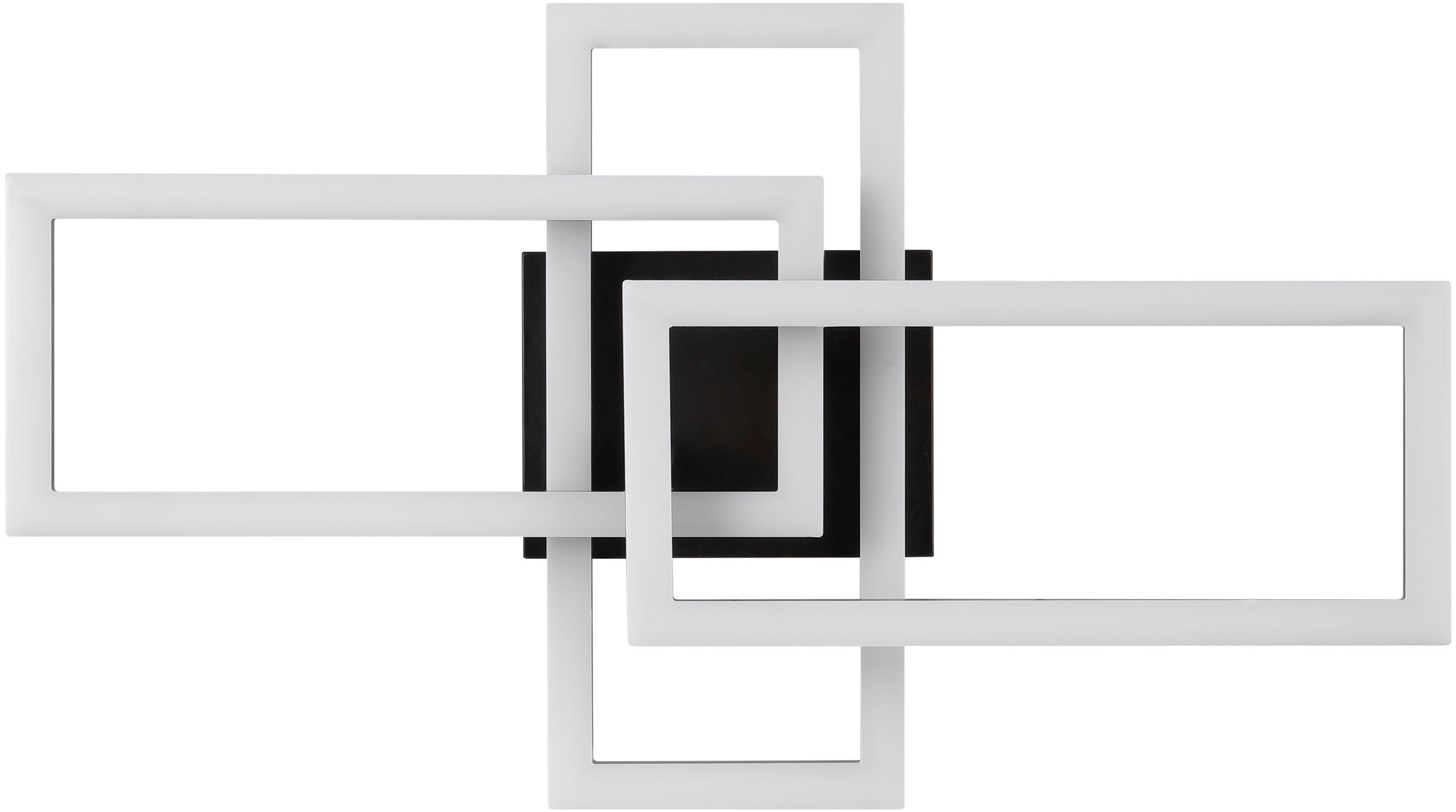 Brilliant LED Deckenleuchte »Tavora« LED-Modul Warmweiß LED-Profilleuchte, 2200 lm, 3000 K, 48 x 28 cm, Kunststoff schwarz