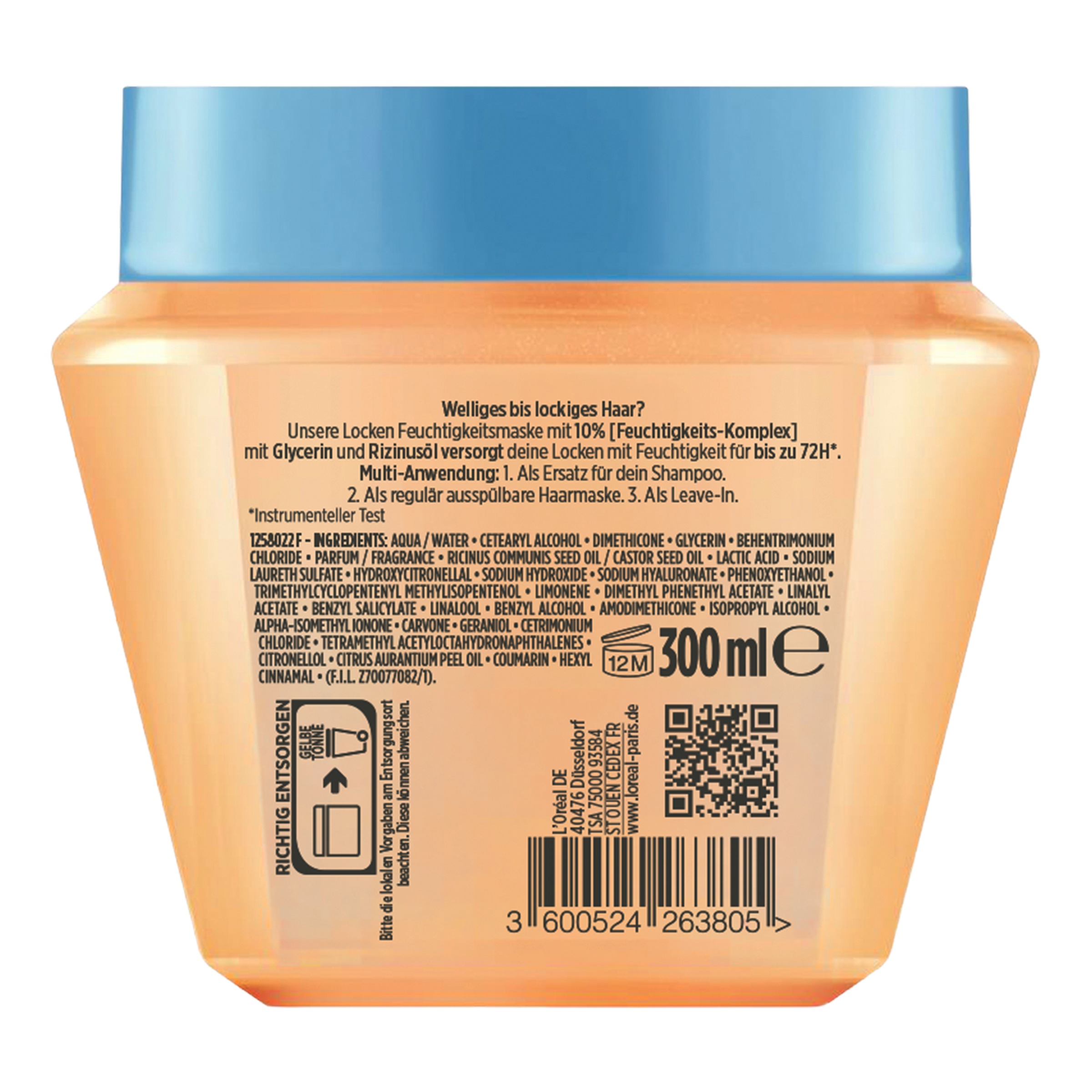 L'ORÉAL PARIS Haarmaske »ELVITAL DREAM LENGTH CURLS« für welliges bis lockiges Haar