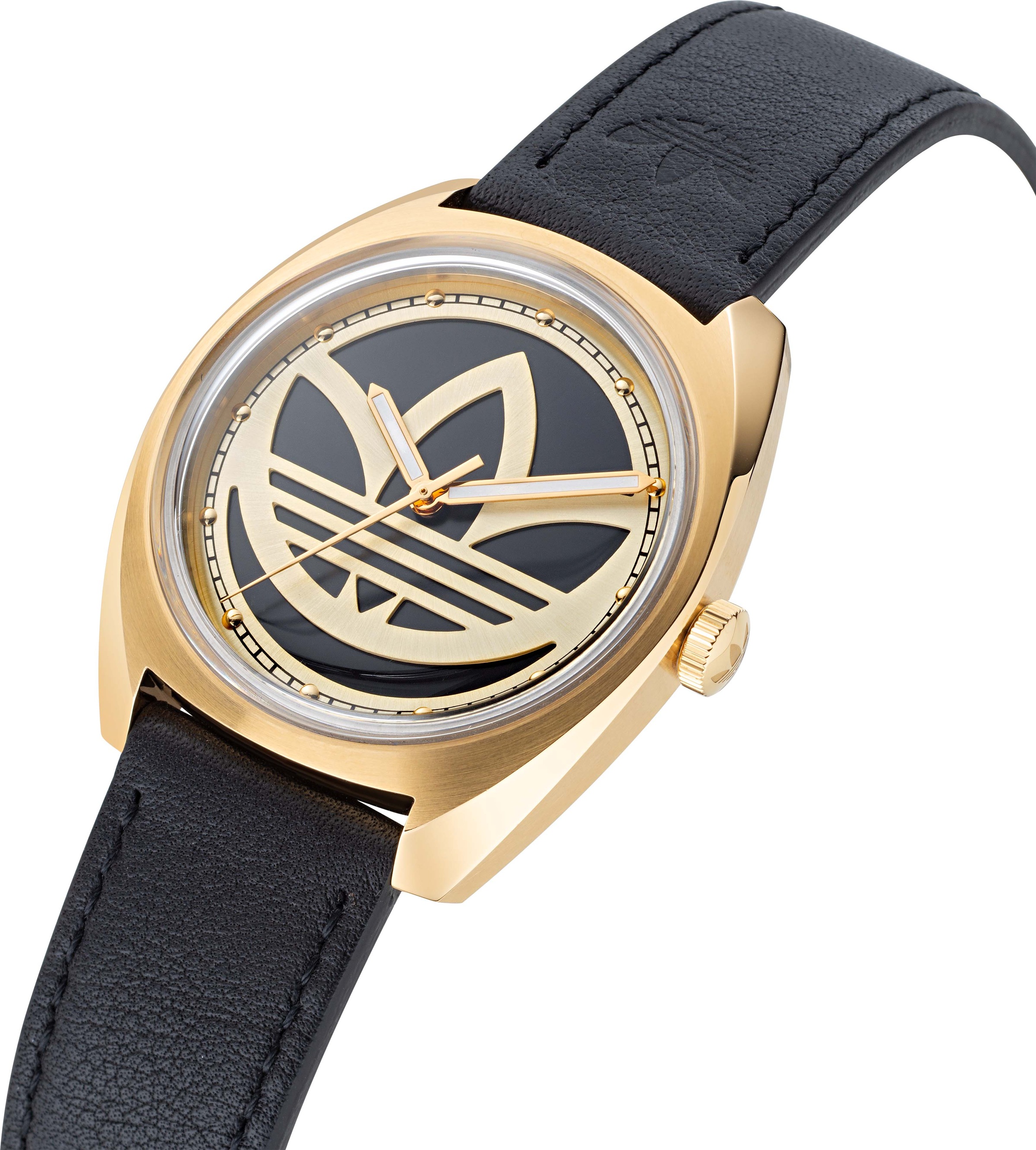 adidas Originals Quarzuhr »EDITION ONE«, Armbanduhr, Damenuhr, Herrenuhr, unisex, analog, Lederarmband