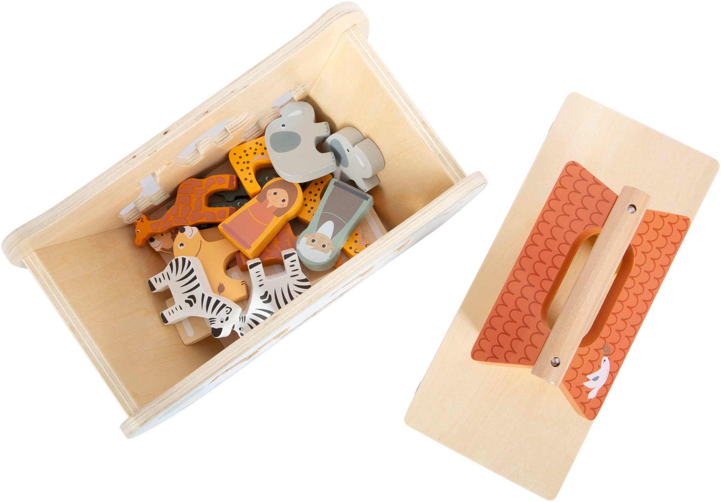 Small Foot Steckspielzeug »Steckspiel Arche Noah Safari«