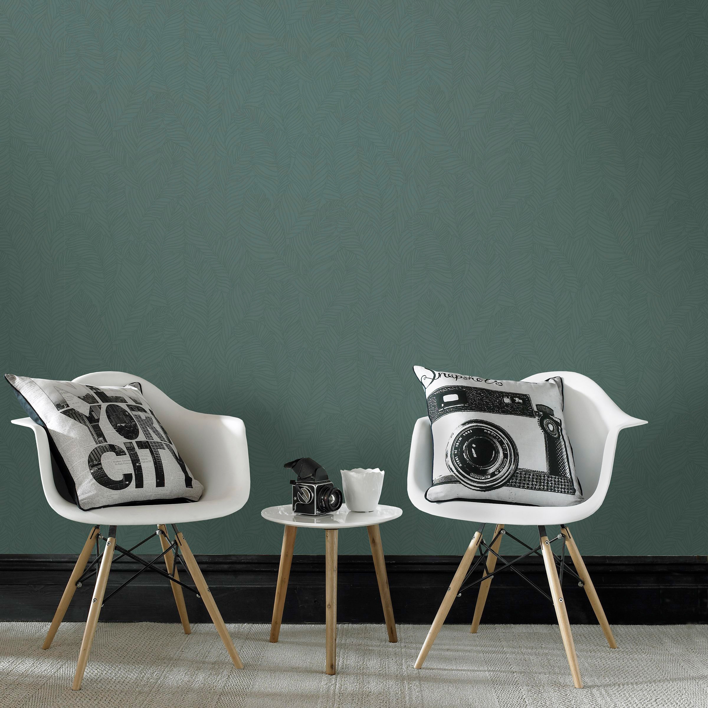 Superfresco Easy Vliestapete »Blad all over« geprägt Blätter grün 10 m x 0.52 m