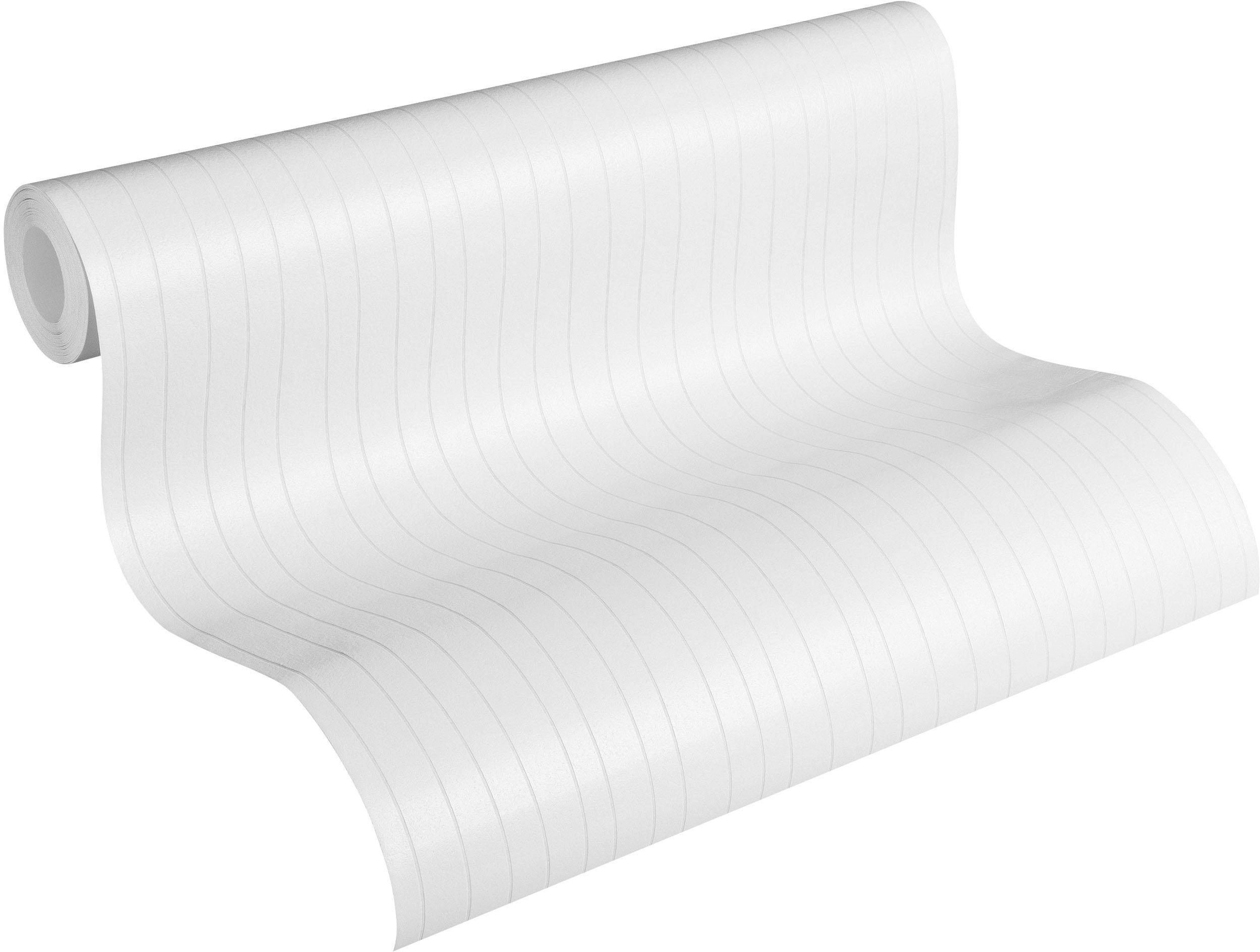 A.S. Création Vliestapete »Meistervlies« einfarbig | uni | unifarben leicht strukturiert Uni Tapete einfarbig Überstreichbar Tapeten Wohnzimmer modern Design